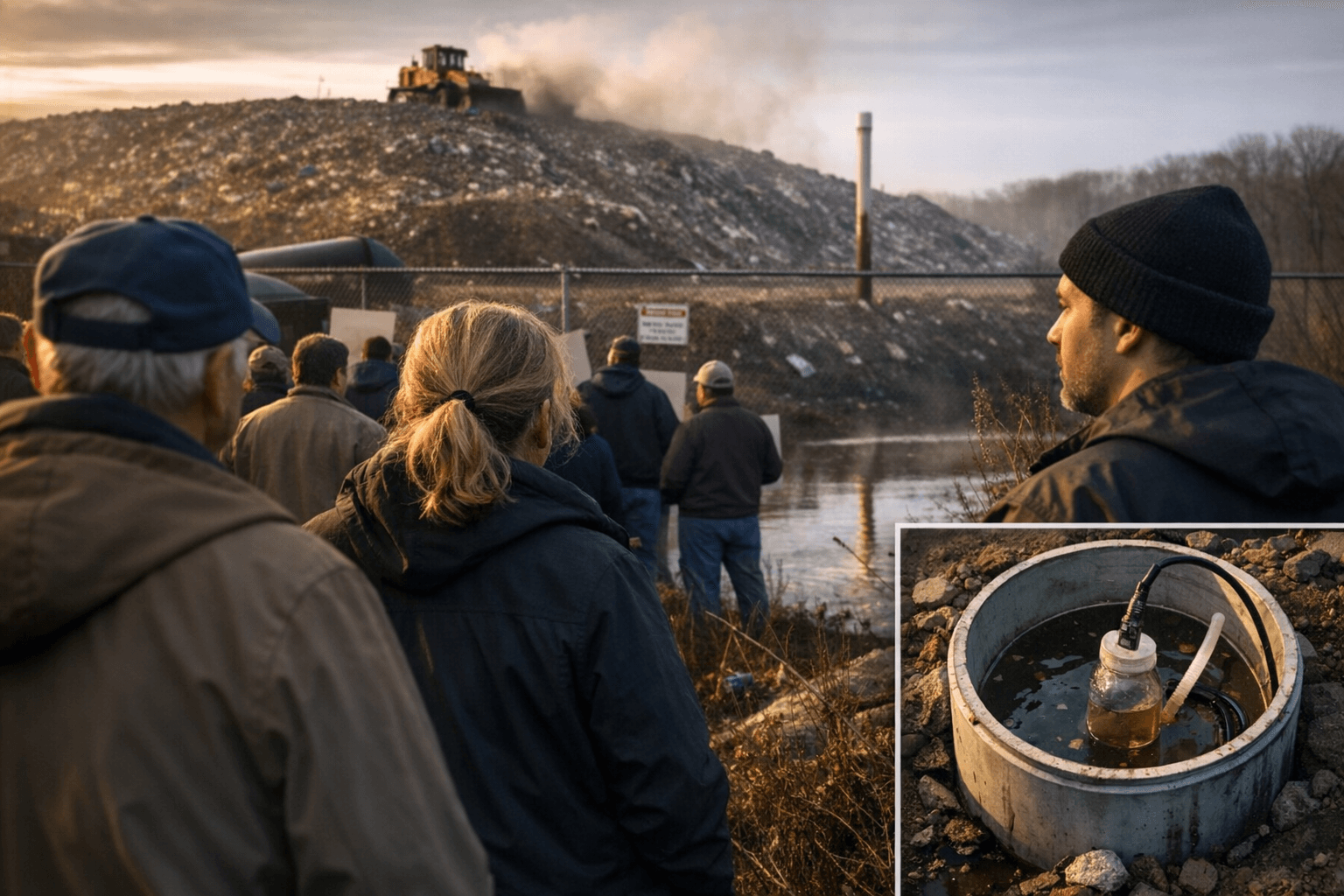 Brookhaven Residents Demand Landfill Closure Citing Groundwater Contamination, Forever Chemicals