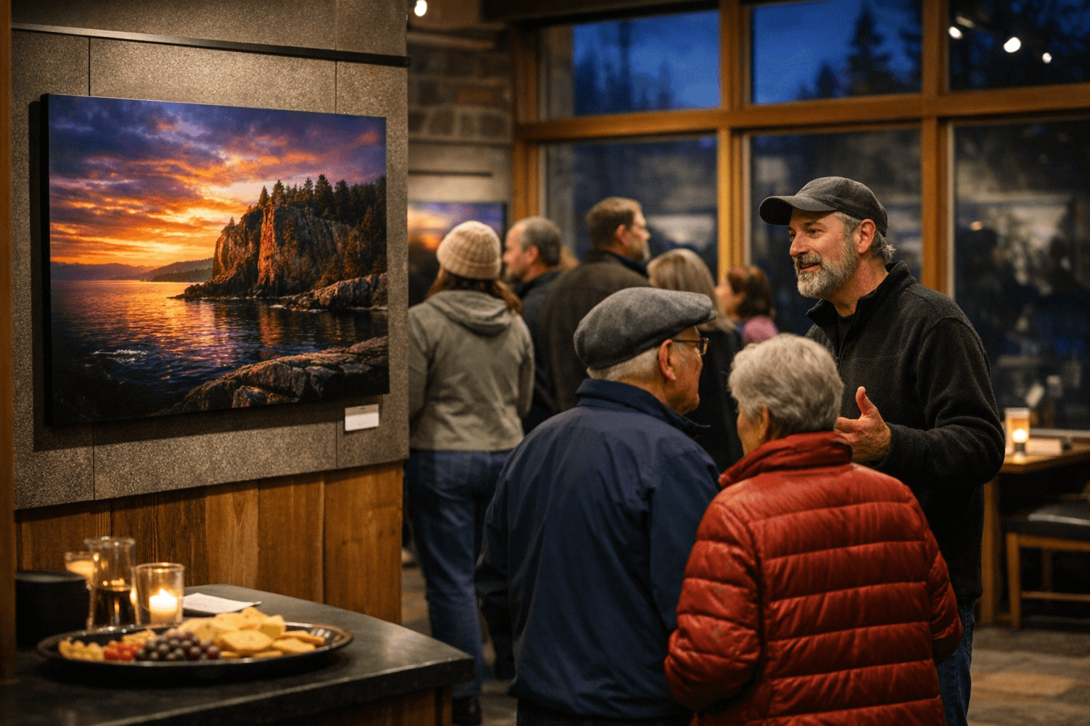 Tettegouche State Park Hosts Free Tad Anderson Reception for Digital Landscapes