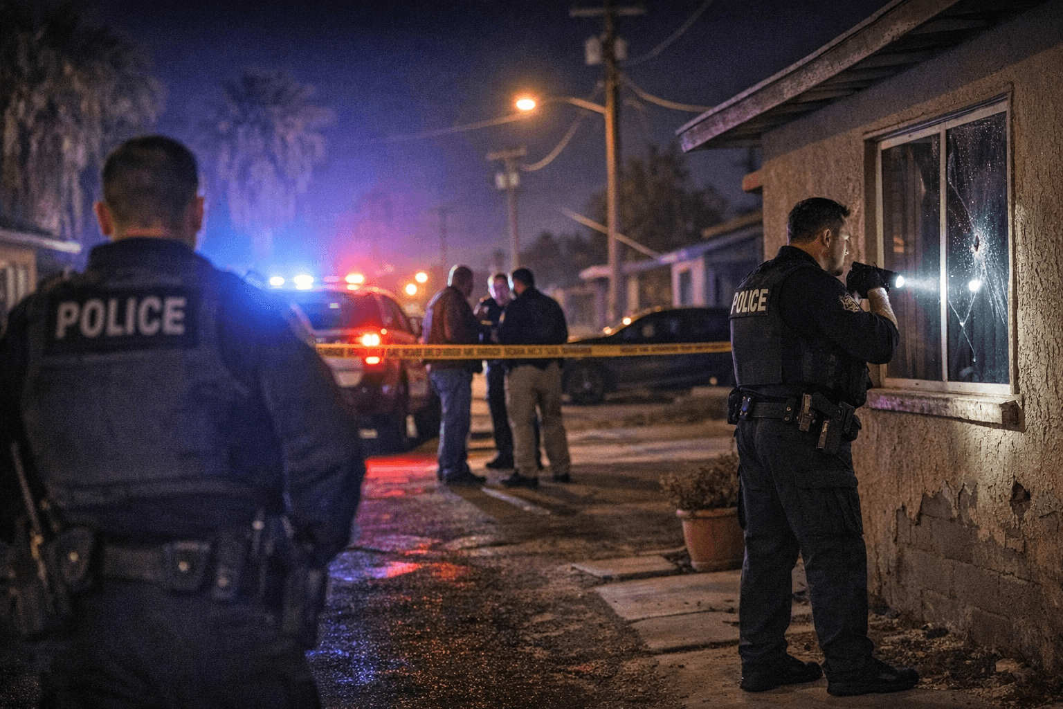 Yuma Police Probe W. 3rd Street Shooting; Homes Struck, No Injuries