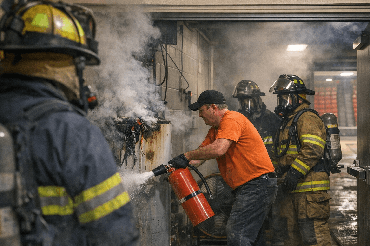 Jamestown Firefighters Extinguish Small Electric Water Heater Fire at Harold Newman Arena