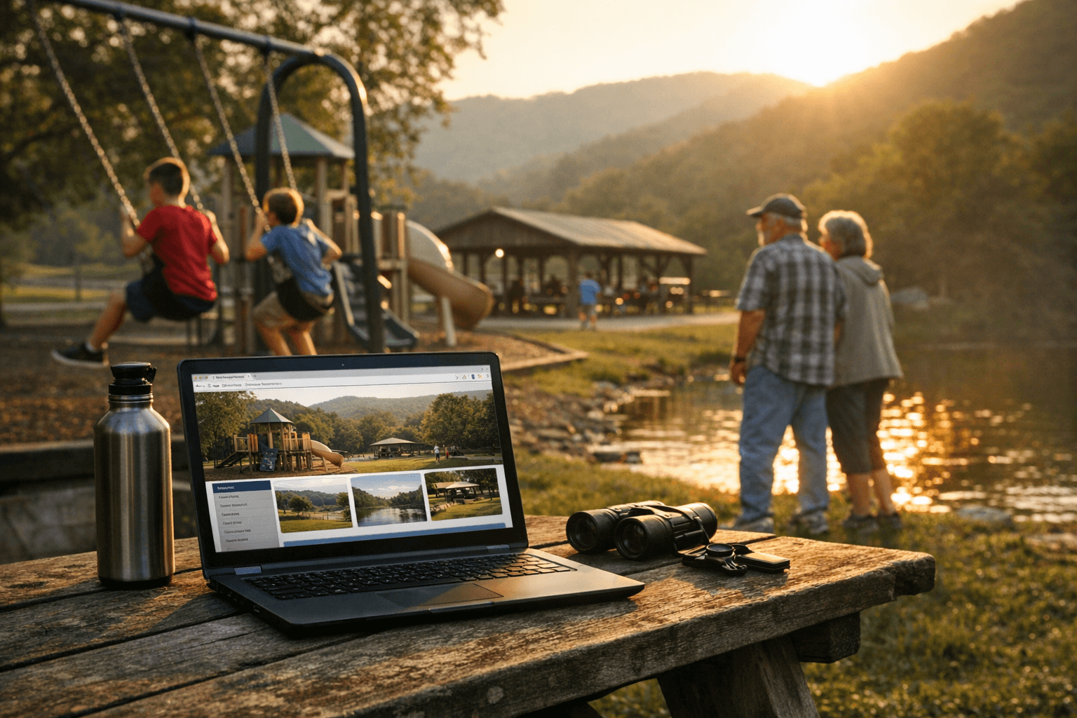 Perry County website maintains park overview listing on-site amenities