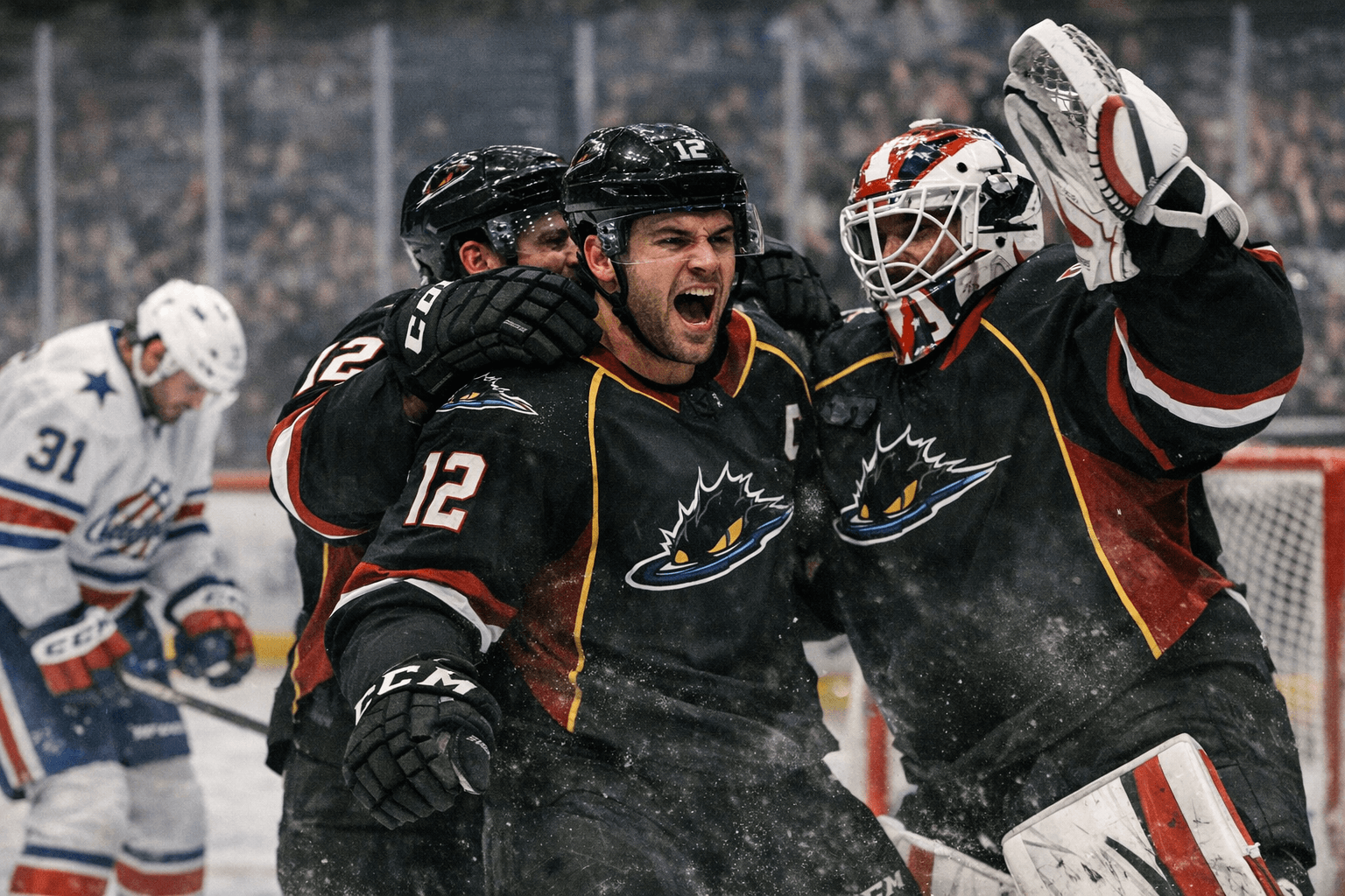 Cleveland Monsters rally from 2-0 deficit to defeat Rochester Americans 4-2