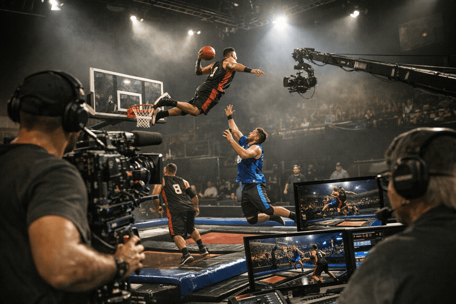 How Cutting-Edge Production Tech Turns SlamBall Aerials into Viral TV