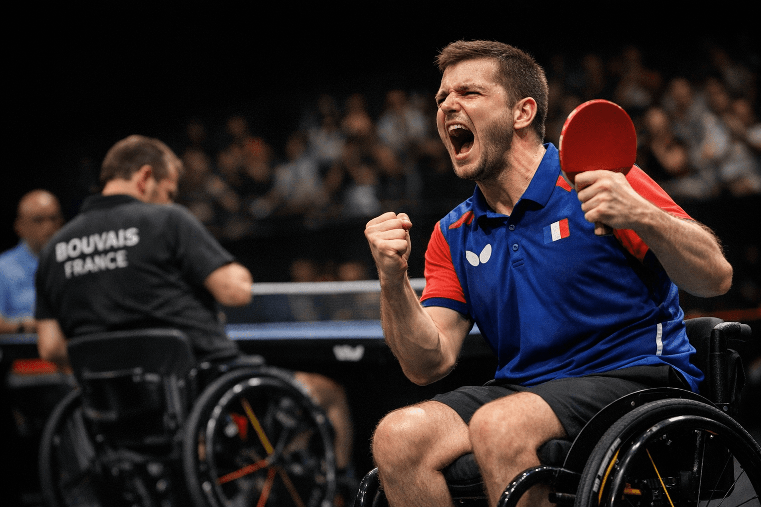 Clement Berthier wins Men's Class 8 at Singapore Smash Para Showcase