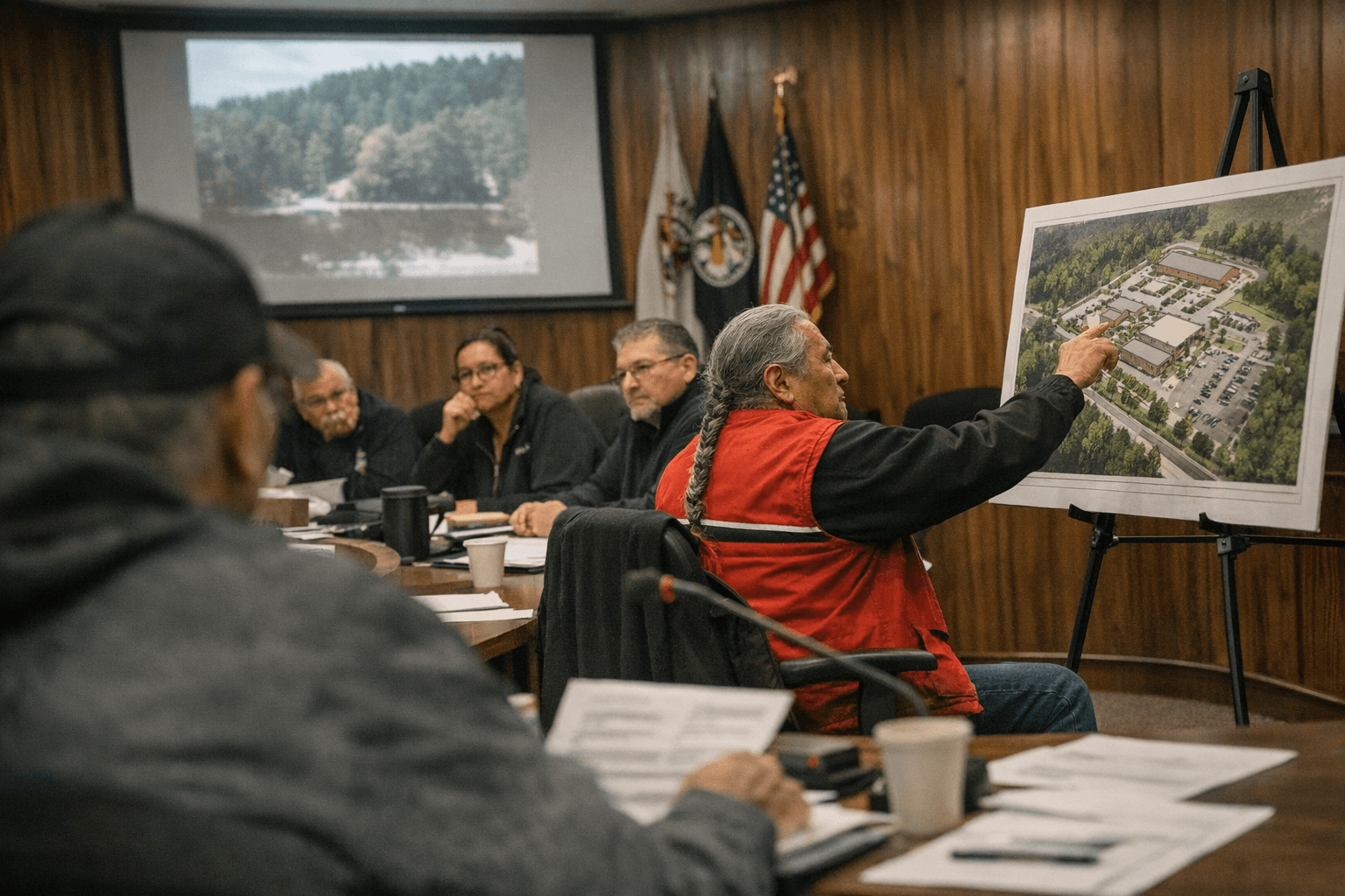 Menominee Tribal Legislature Reviews Development Proposal During Late February Special Meeting