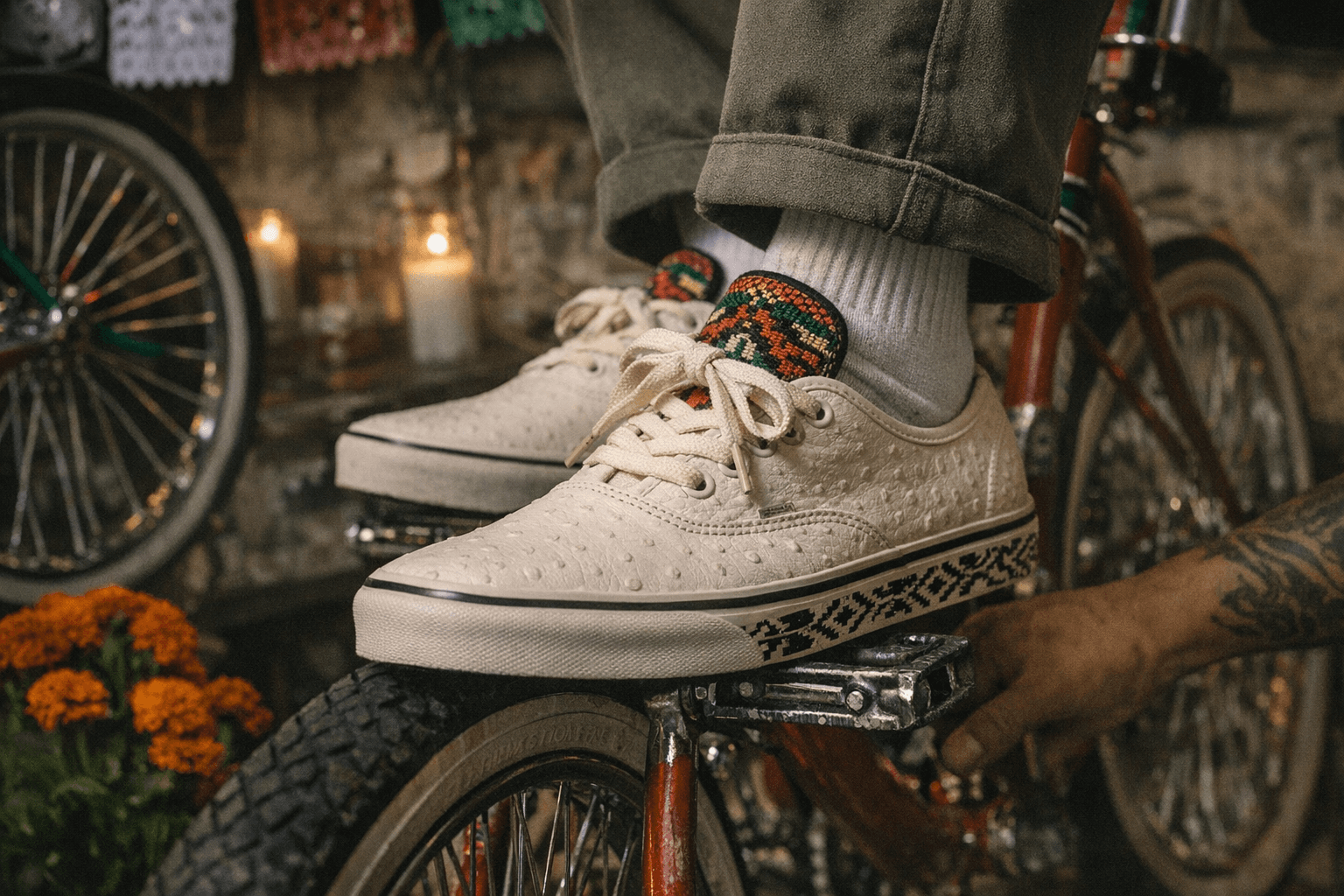 Vans x Fabrica de Rosas Drop Authentic Sneakers Celebrating Mexican Heritage