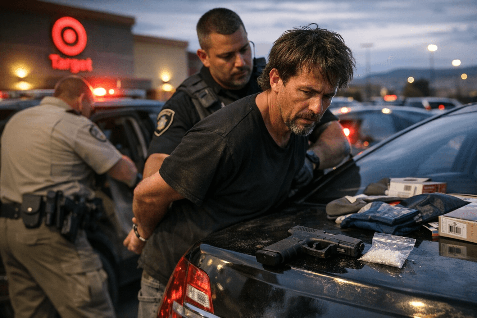 Traffic stop after Grand Junction Target shoplifting call yields felony arrest