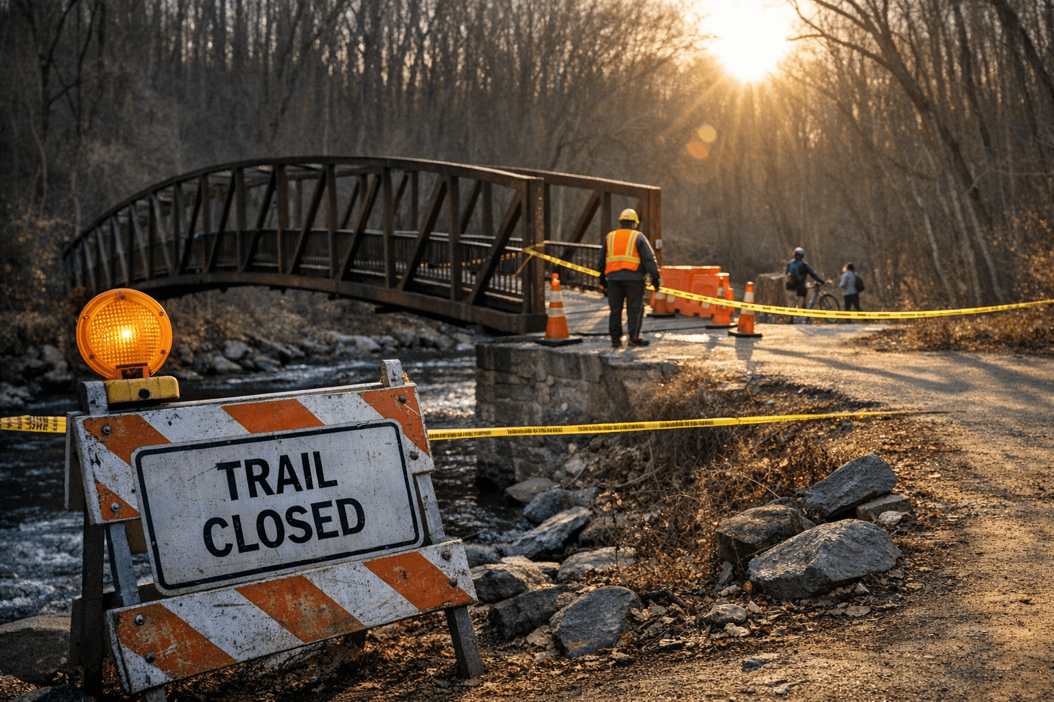 Prince George's County to Close Kirkwood Pedestrian Bridge March 5-6, 2026