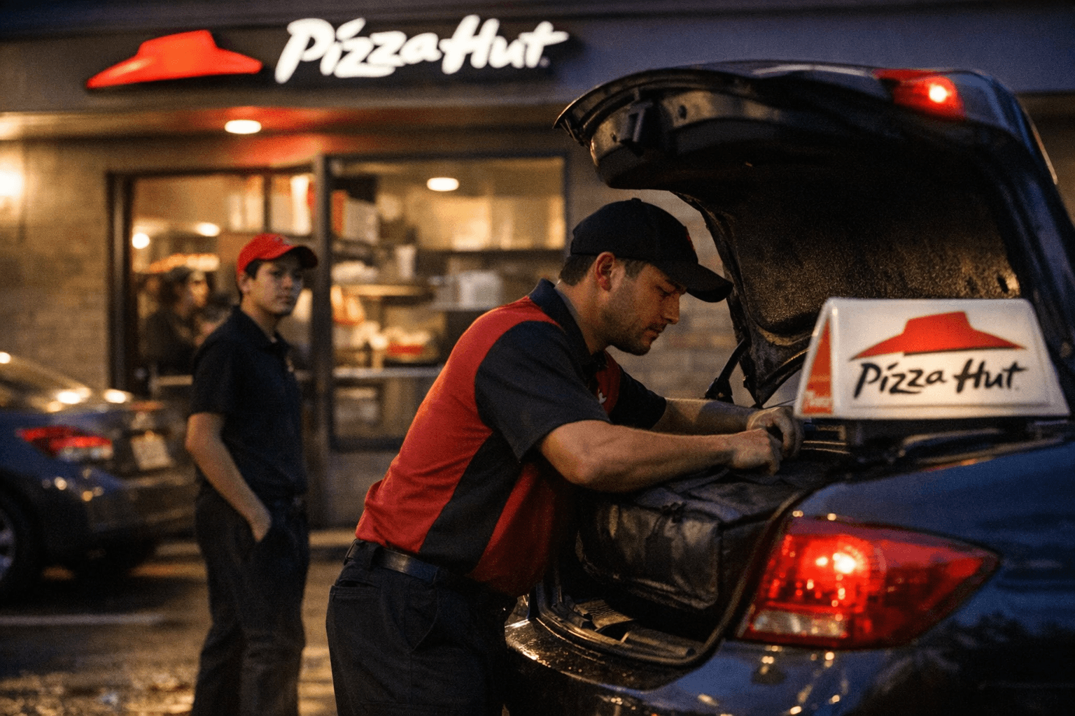 Near-real-time ZipRecruiter pay snapshot for Pizza Hut drivers, team members