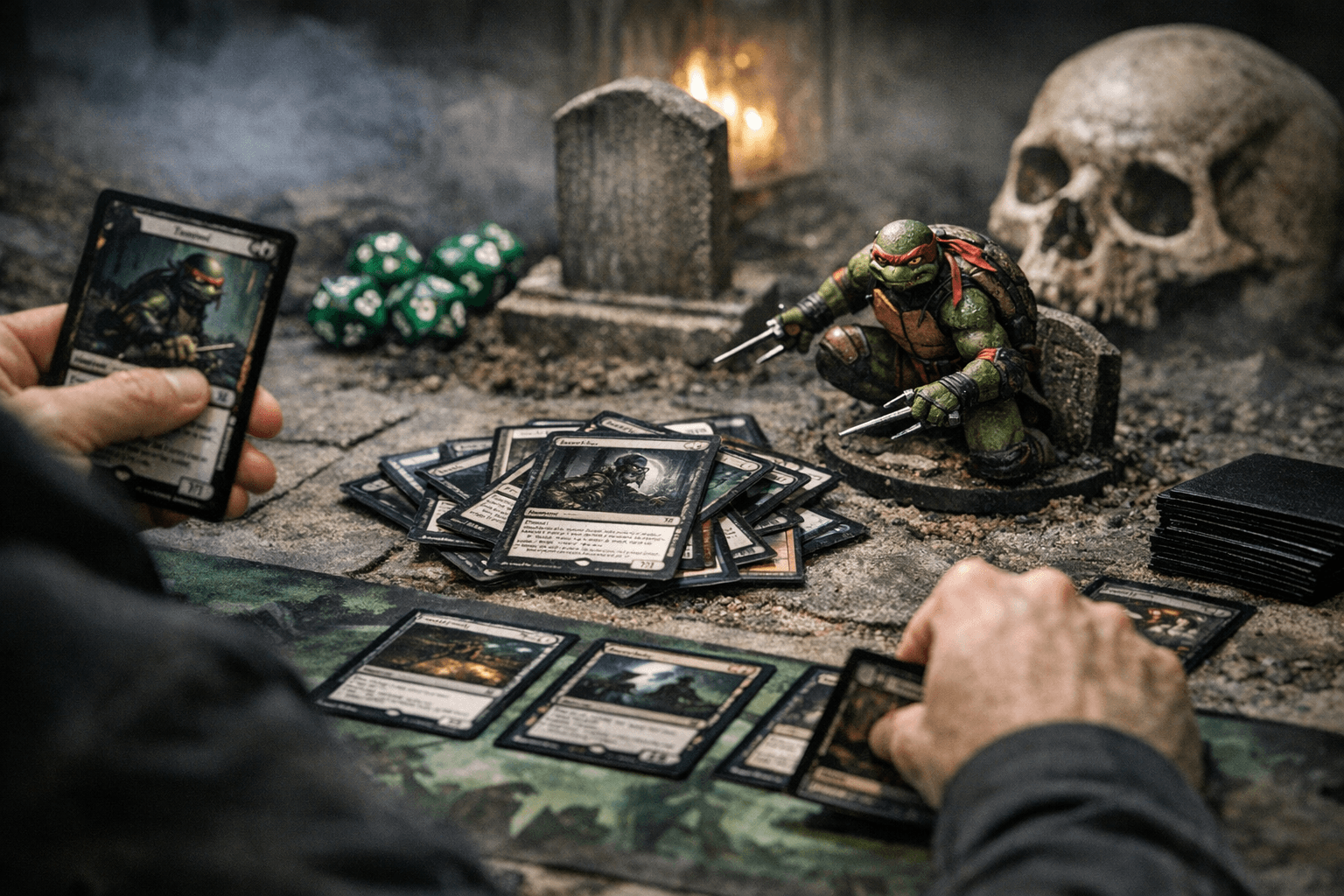 TMNT Universes Beyond set spotlights Ninja Teen's Sneak graveyard synergy