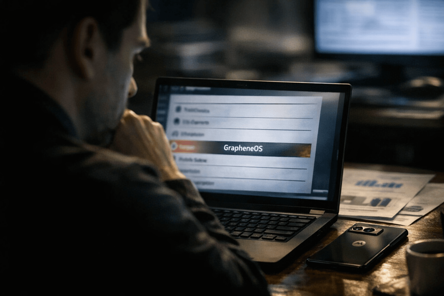 Motorola leak shows GrapheneOS listed in internal security slide