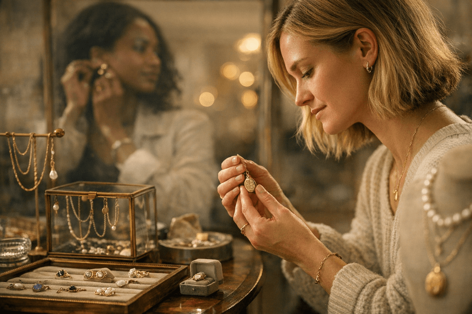 Images From Runways, Retail and Celebrities Reveal Heirloom-Like Jewelry Shift