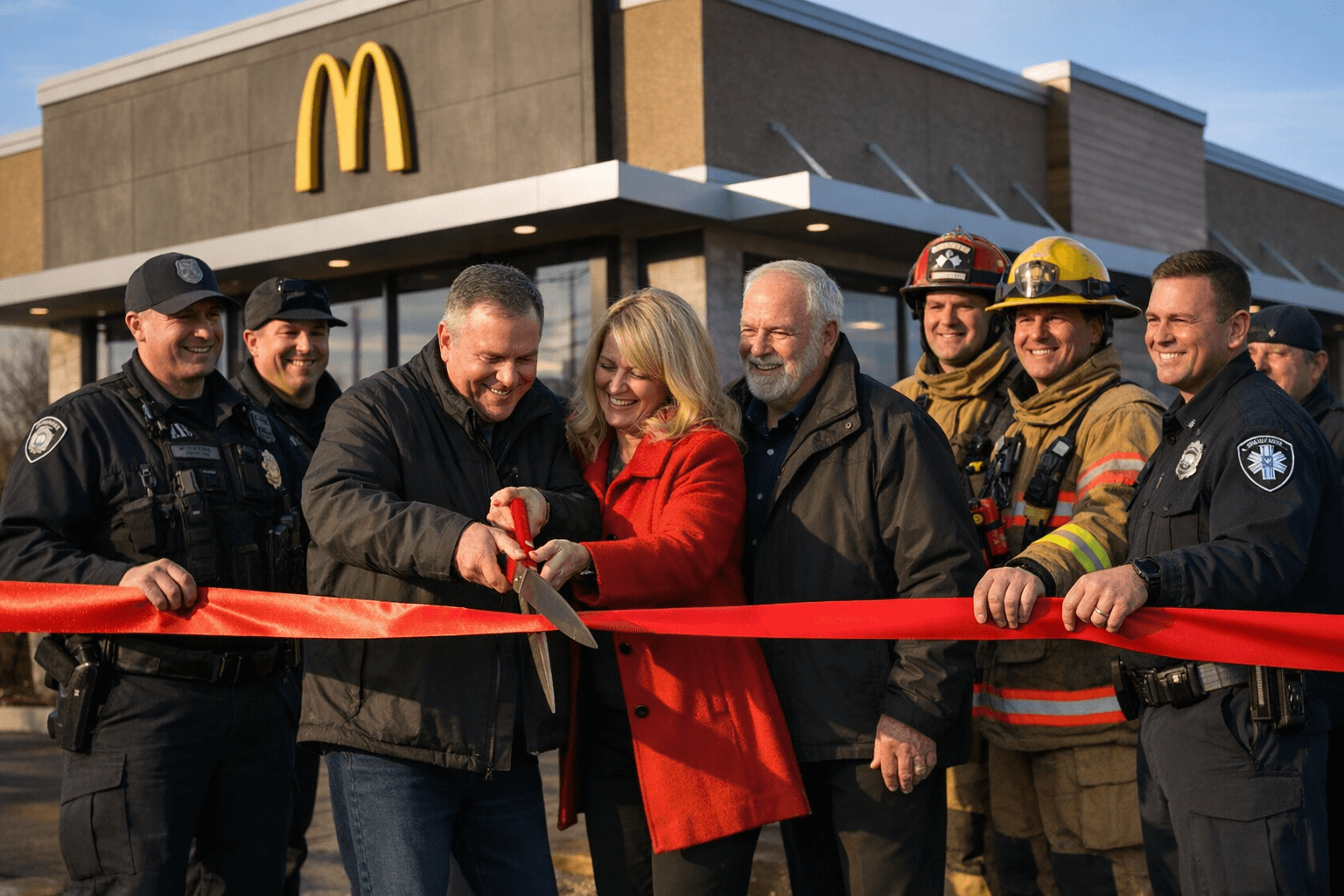Post Falls McDonald’s opens with mayor, first-responder partners; local hiring
