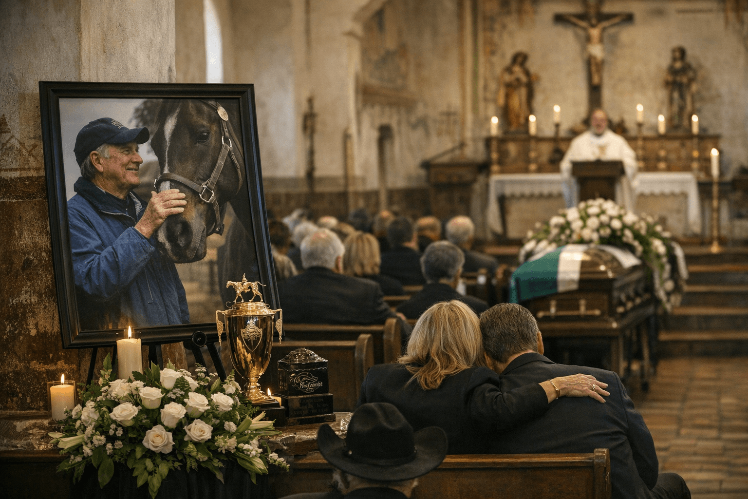 Mourners Gather to Honor John Shirreffs, Trainer of Zenyatta and Giacomo