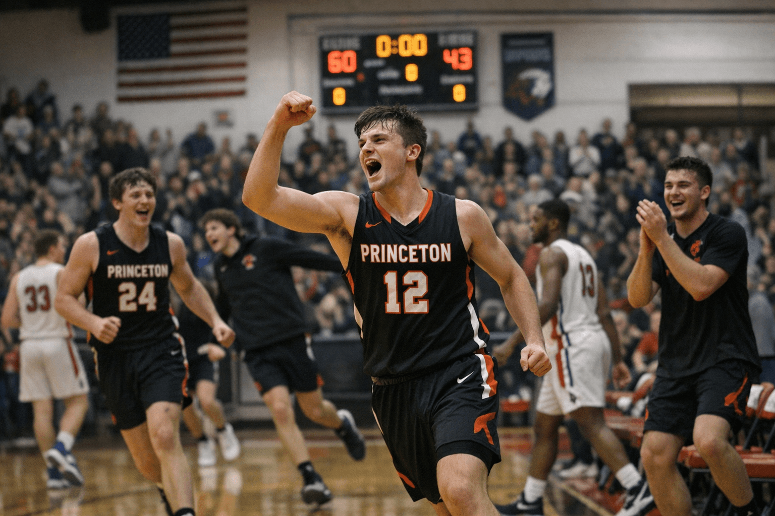 Princeton's Balanced Offense, Depth Extend Road Streak with 60-43 Win