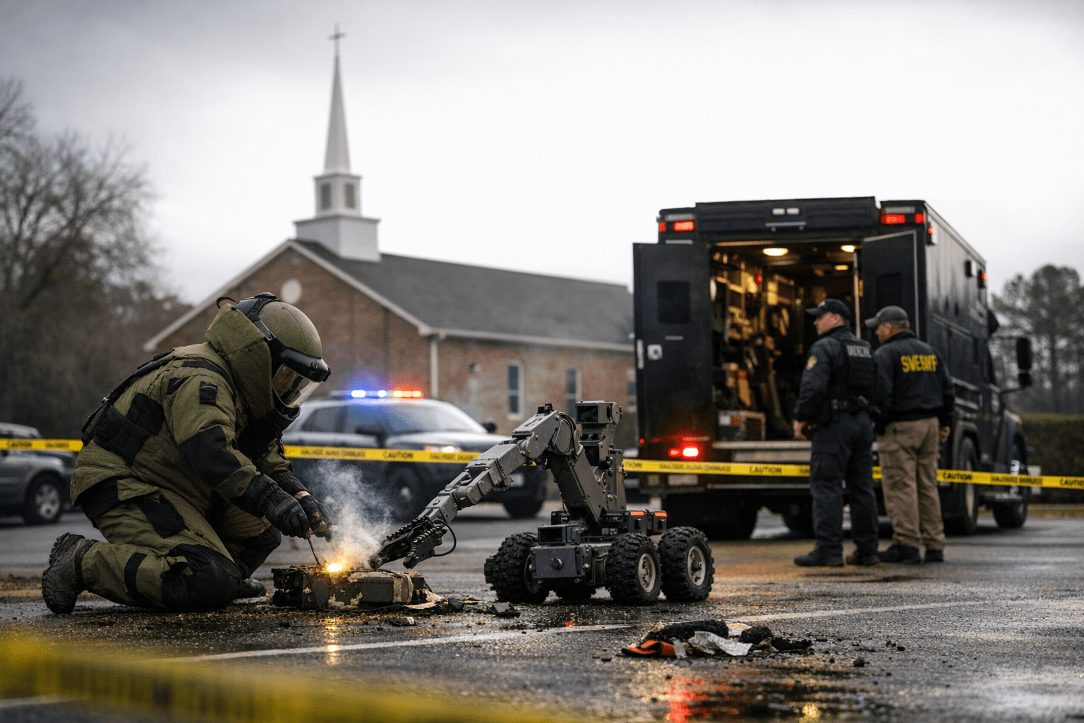Suspicious Device Found at Garner Church Rendered Safe and Destroyed; No Injuries