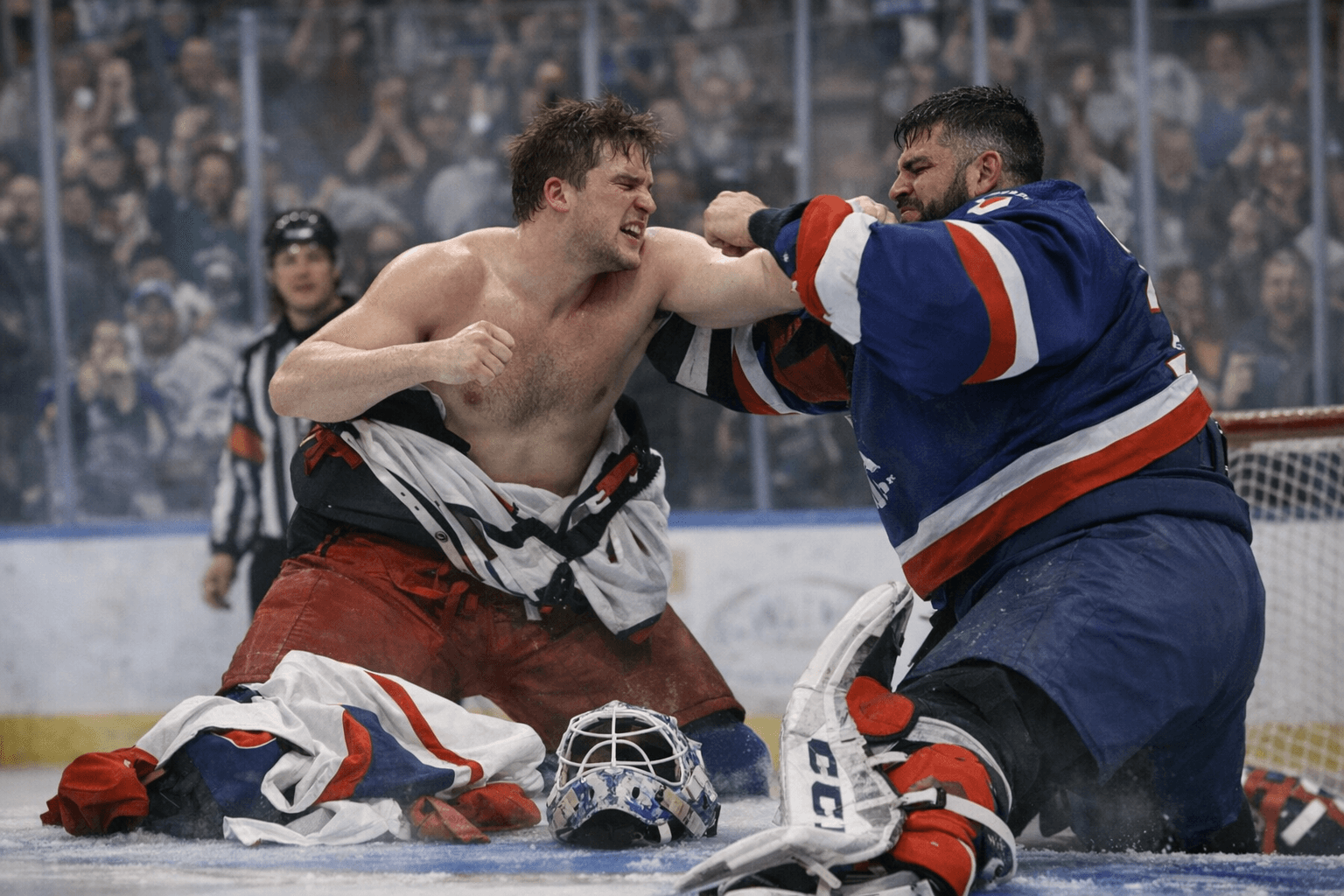 Cranley Loses Jersey in Fight with Domingue as Springfield Wins 5-1