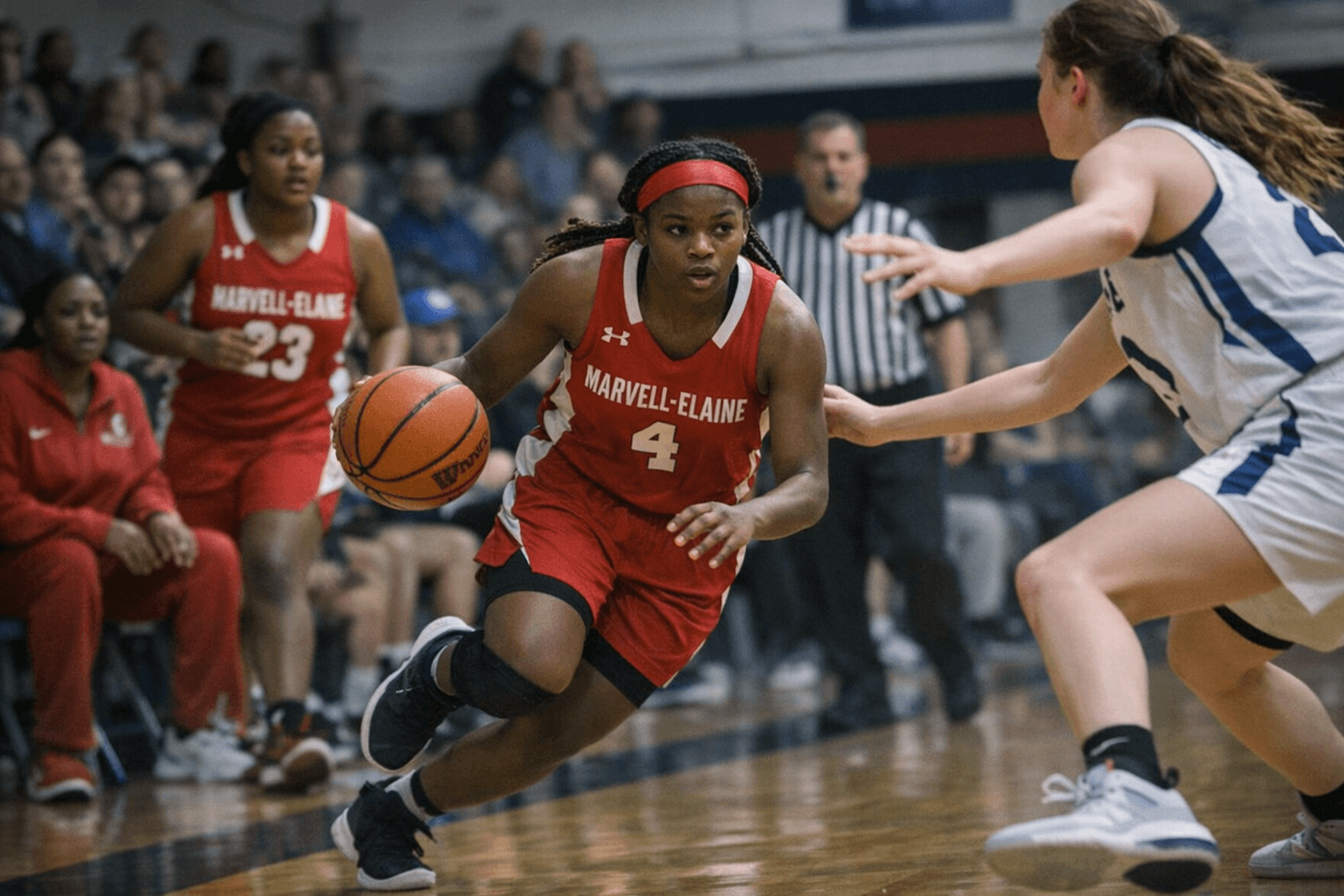 Marvell-Elaine girls compete in 1A-3 regional at Bradford Feb. 25