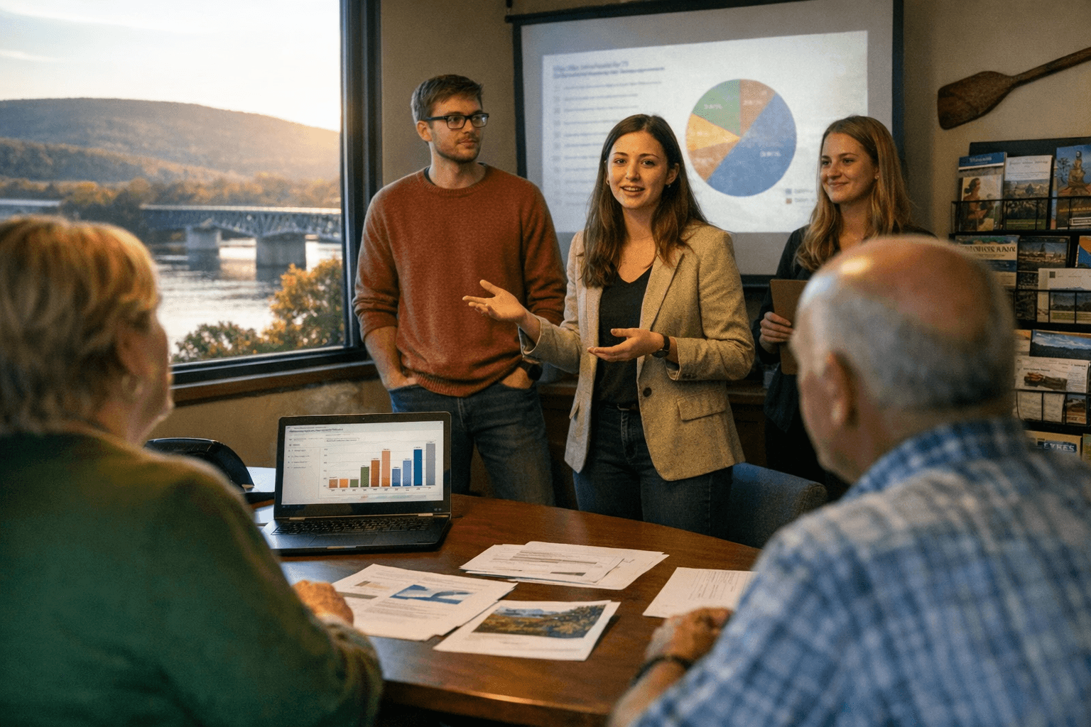 Bucknell Students Help Susquehanna River Valley Visitors Bureau Complete B Impact Assessment