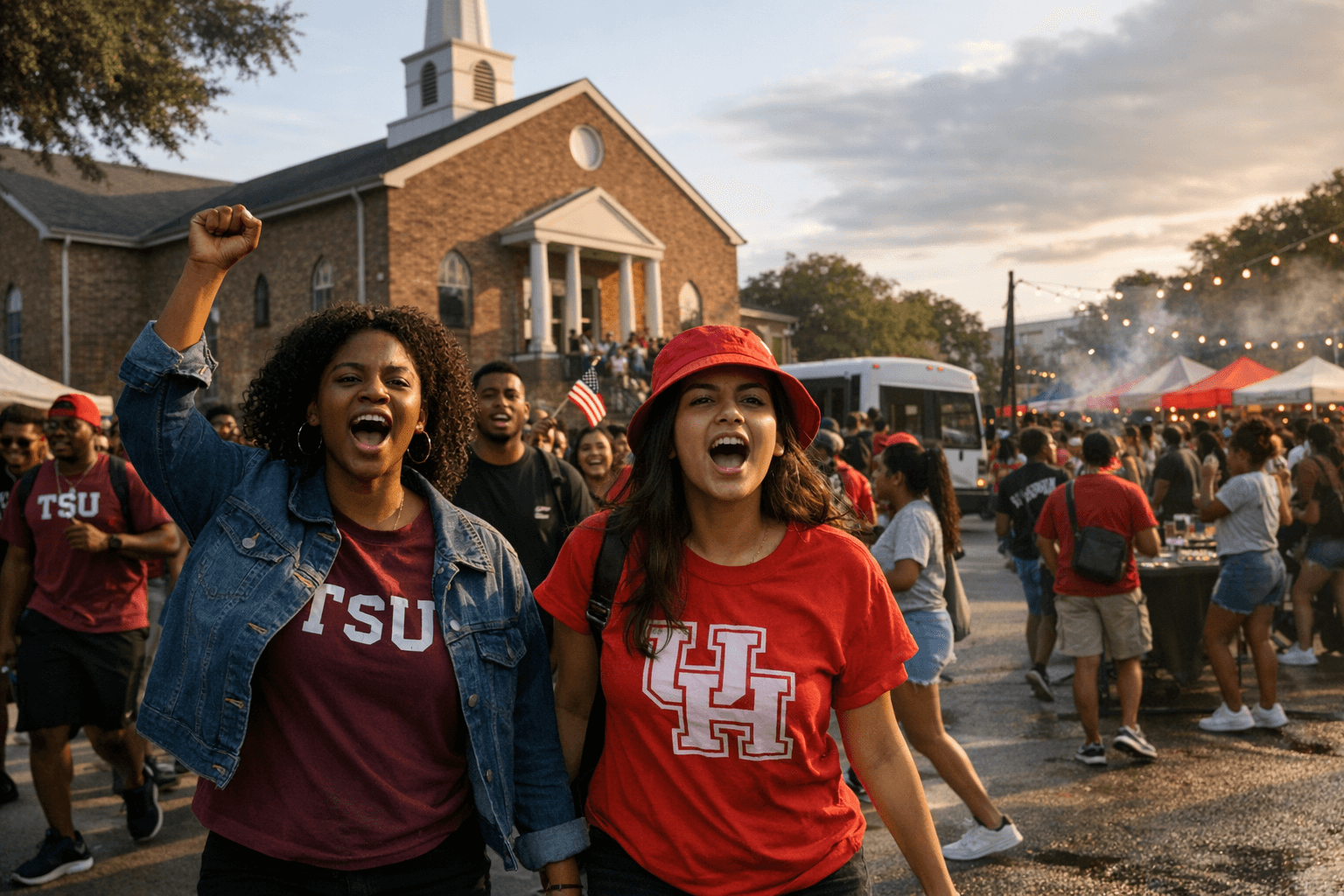 TSU and UH Students March to Polls, Block Parties Ahead of Primary