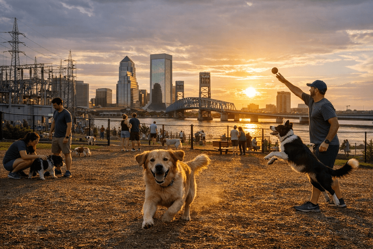 Jacksonville Unveils Four New Parks Including Dedicated Central Bark Dog Park