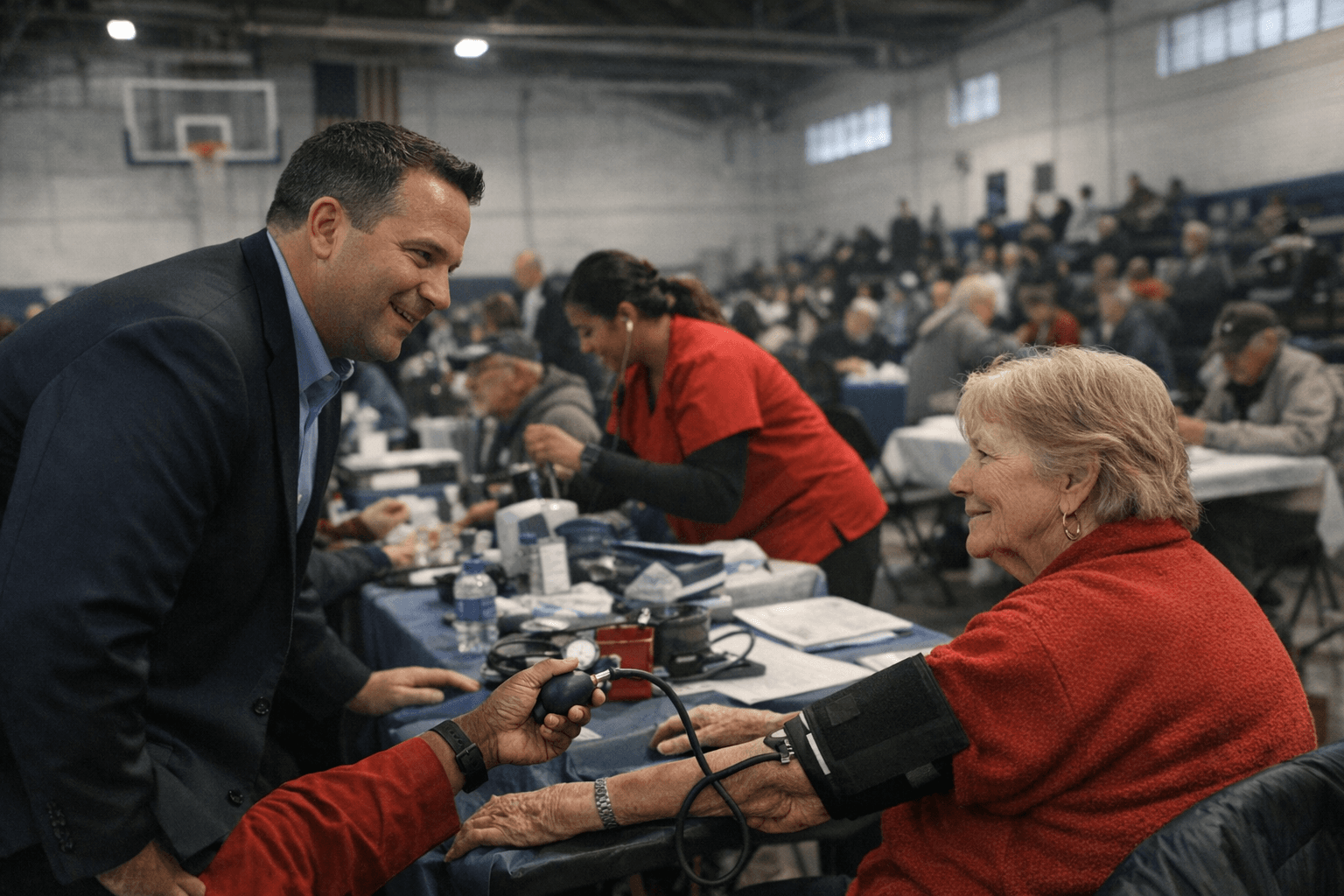 Neuhaus, County Health Department Host Sweetheart Screening at Newburgh Armory, Draws Hundreds