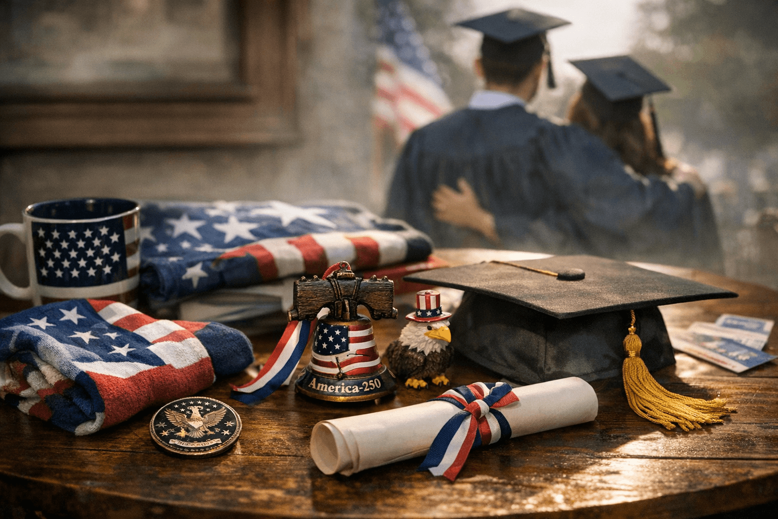 Commemorative America-250 Graduation Gifts Perfect for College Graduates