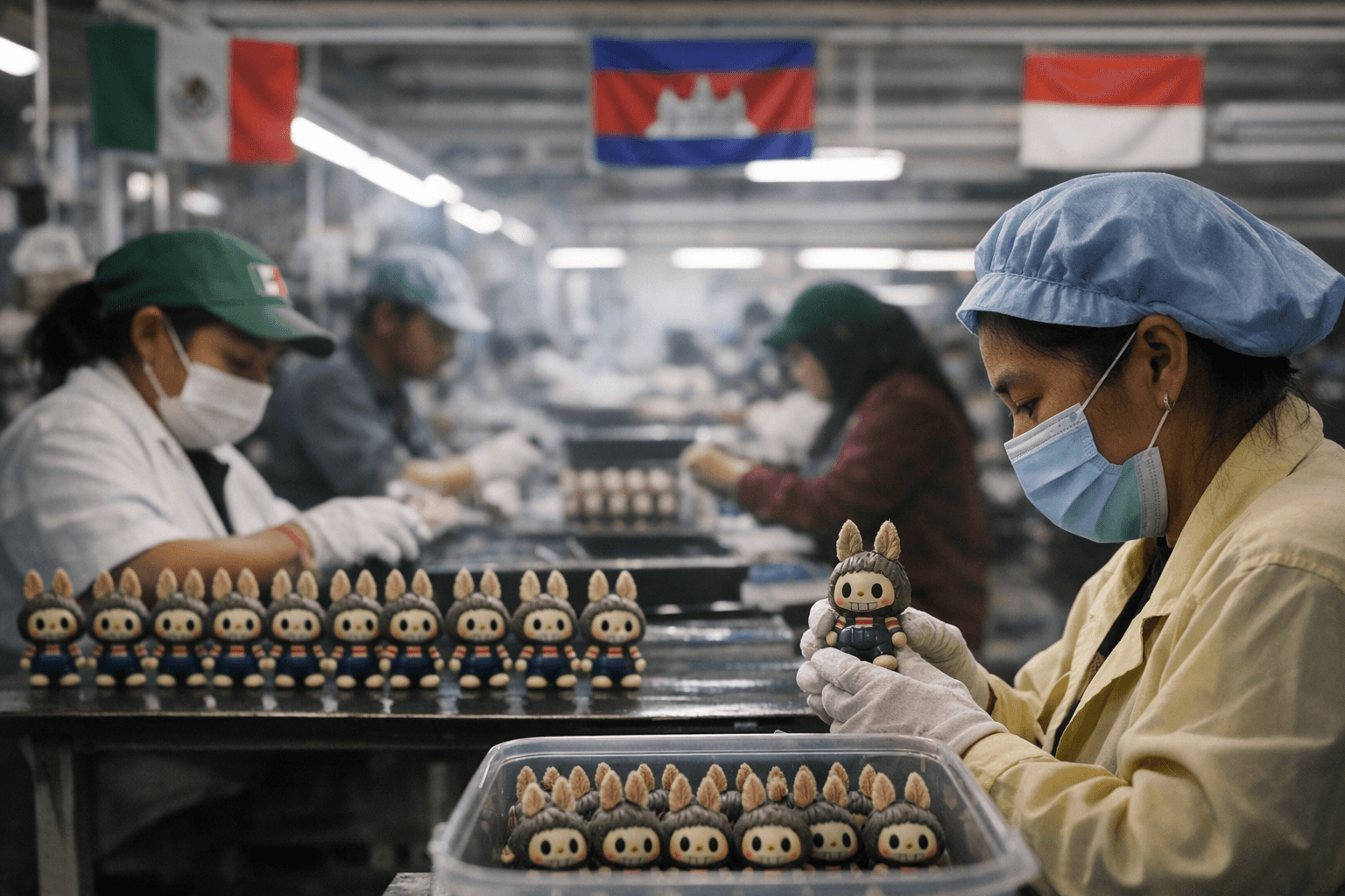 Pop Mart expands manufacturing to Mexico, Cambodia, Indonesia to ease Labubu shortages