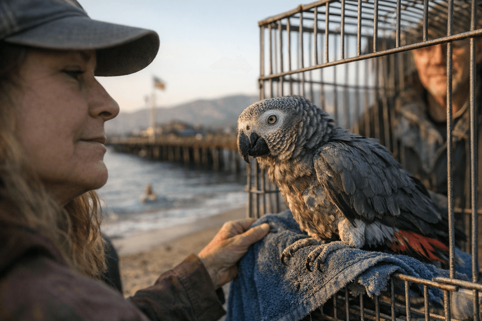 Santa Barbara community launches fundraiser for abandoned 25-year-old African Grey parrot