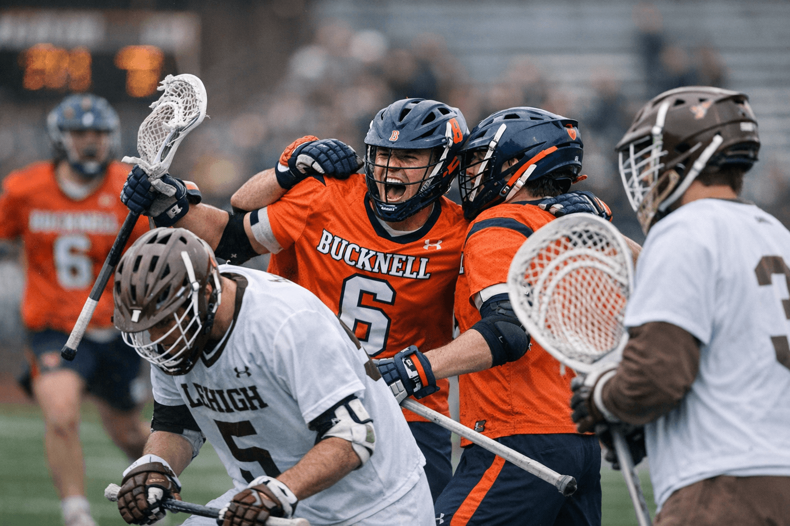 Bucknell Edges Lehigh 12-11 to Open Patriot League Play