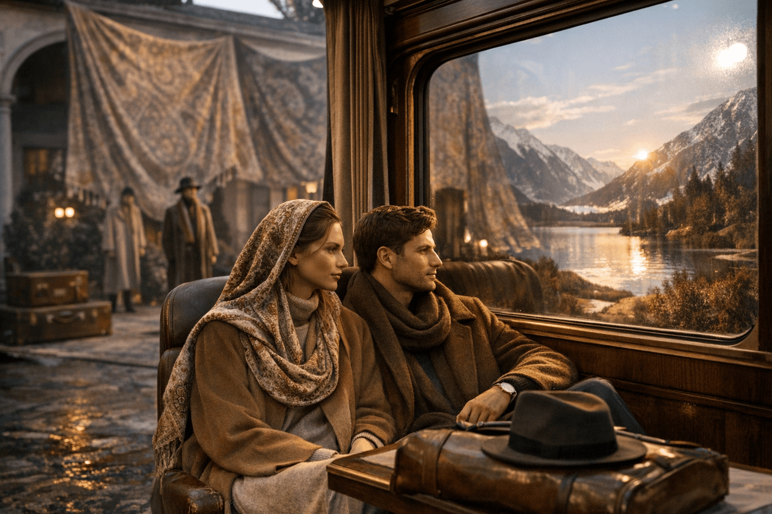 Loro Piana Unveils Nomadic Reverie Fall/Winter 2026 Train-Inspired Paisley Revival