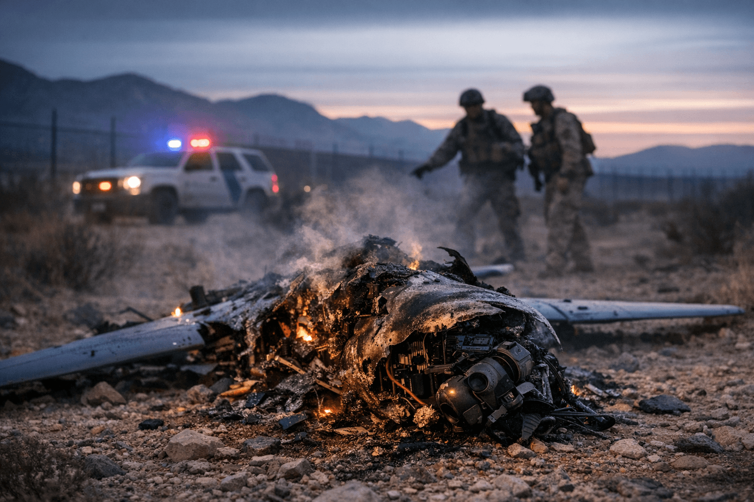 Military Laser Downed CBP Drone Near Fort Hancock, Impacting Hidalgo County