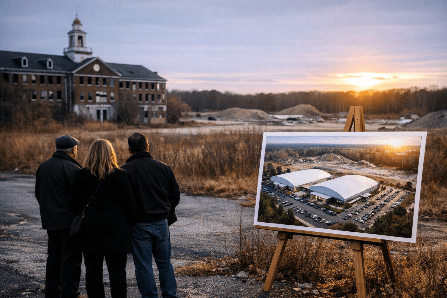 Brookhaven schedules March 26 hearing on ice arena at former Dowling campus