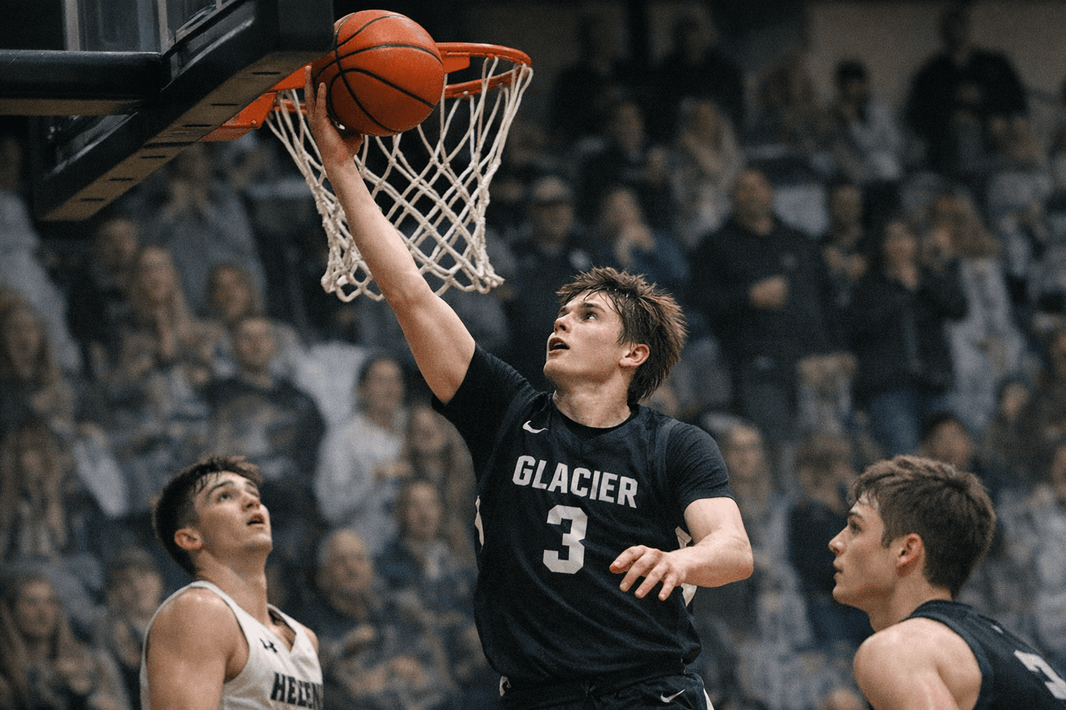 Knopik brothers spark Glacier comeback, Asher's late layup beats Helena 39-35