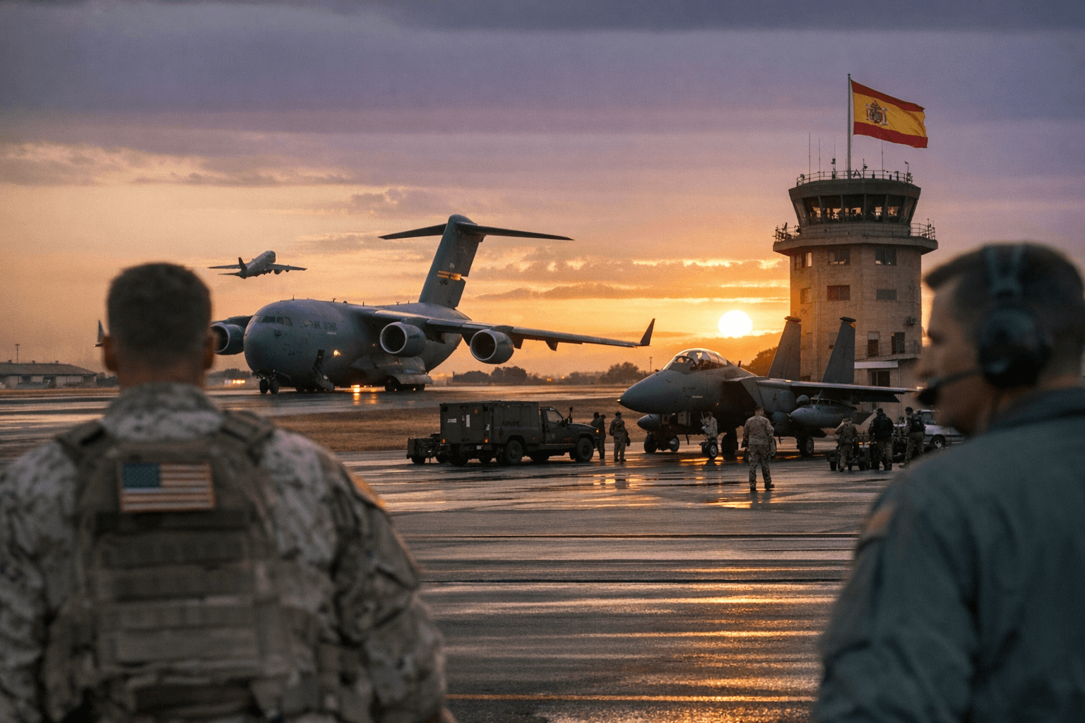 Spain bars U.S. from using Rota and Morón bases, prompting U.S. aircraft redeployment