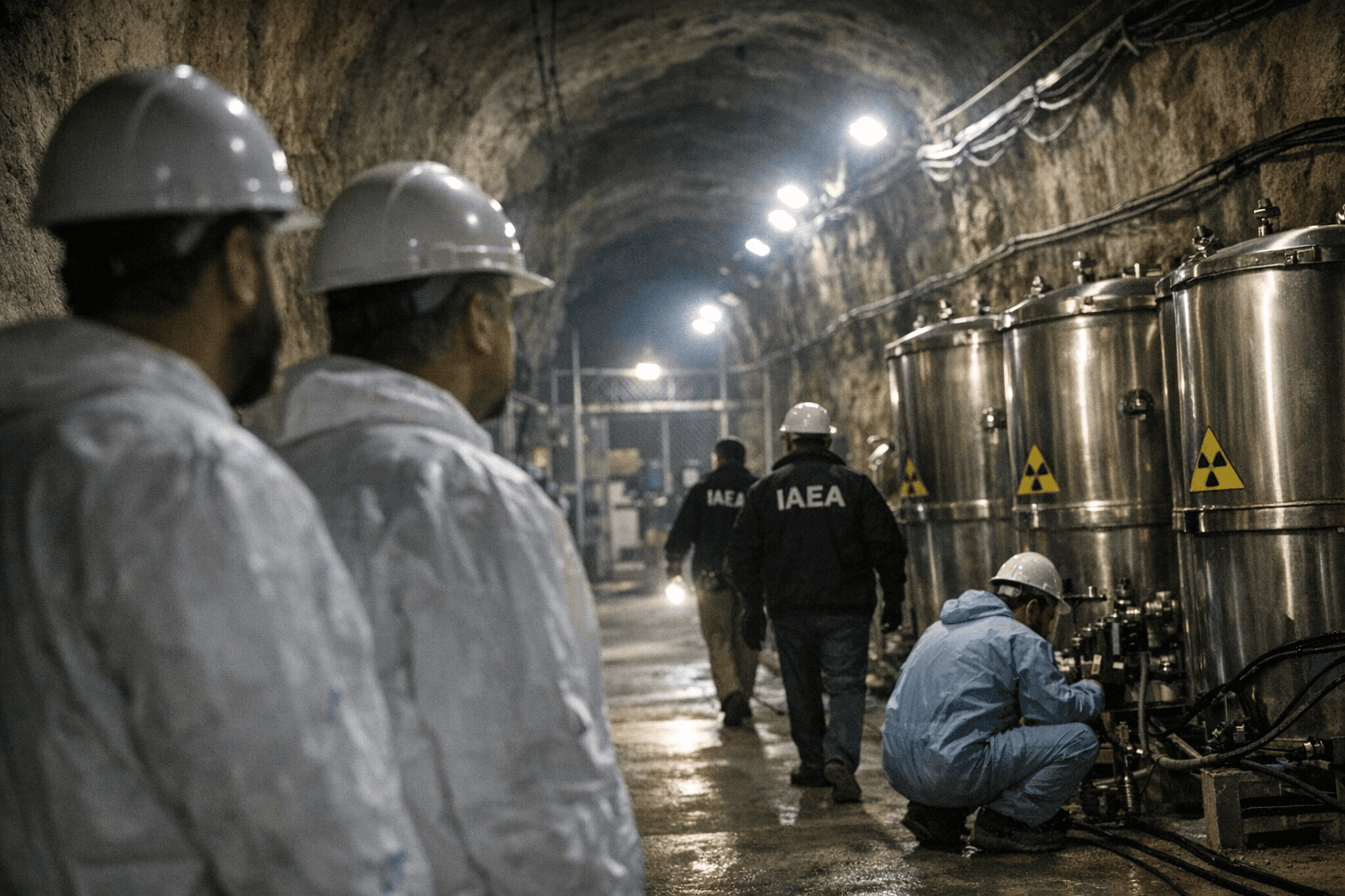 IAEA Report Flags Isfahan Tunnel Holding 20% to 60% Enriched Uranium