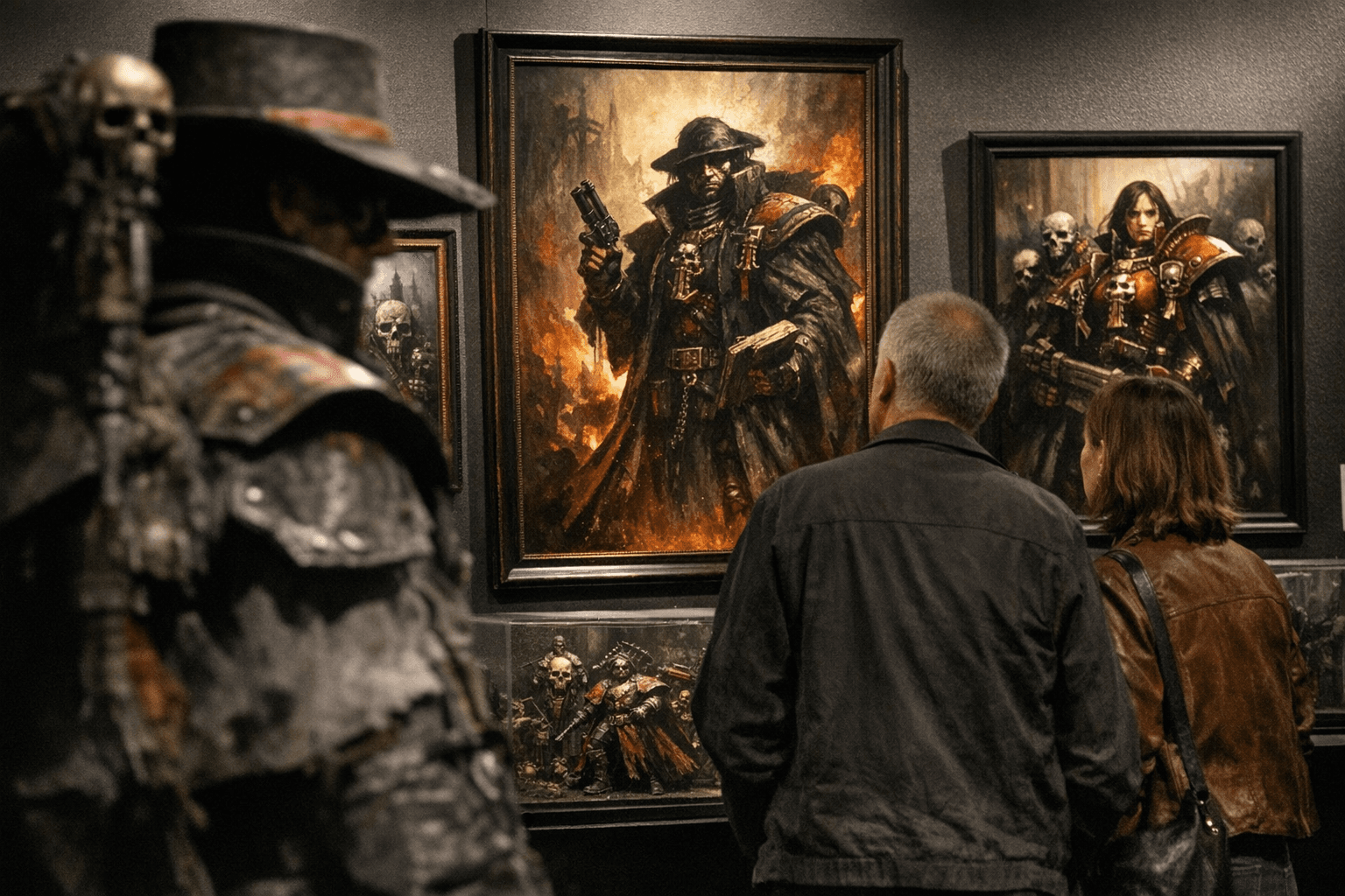 Warhammer Community showcases Inquisition art across decades highlighting Imperial Agents