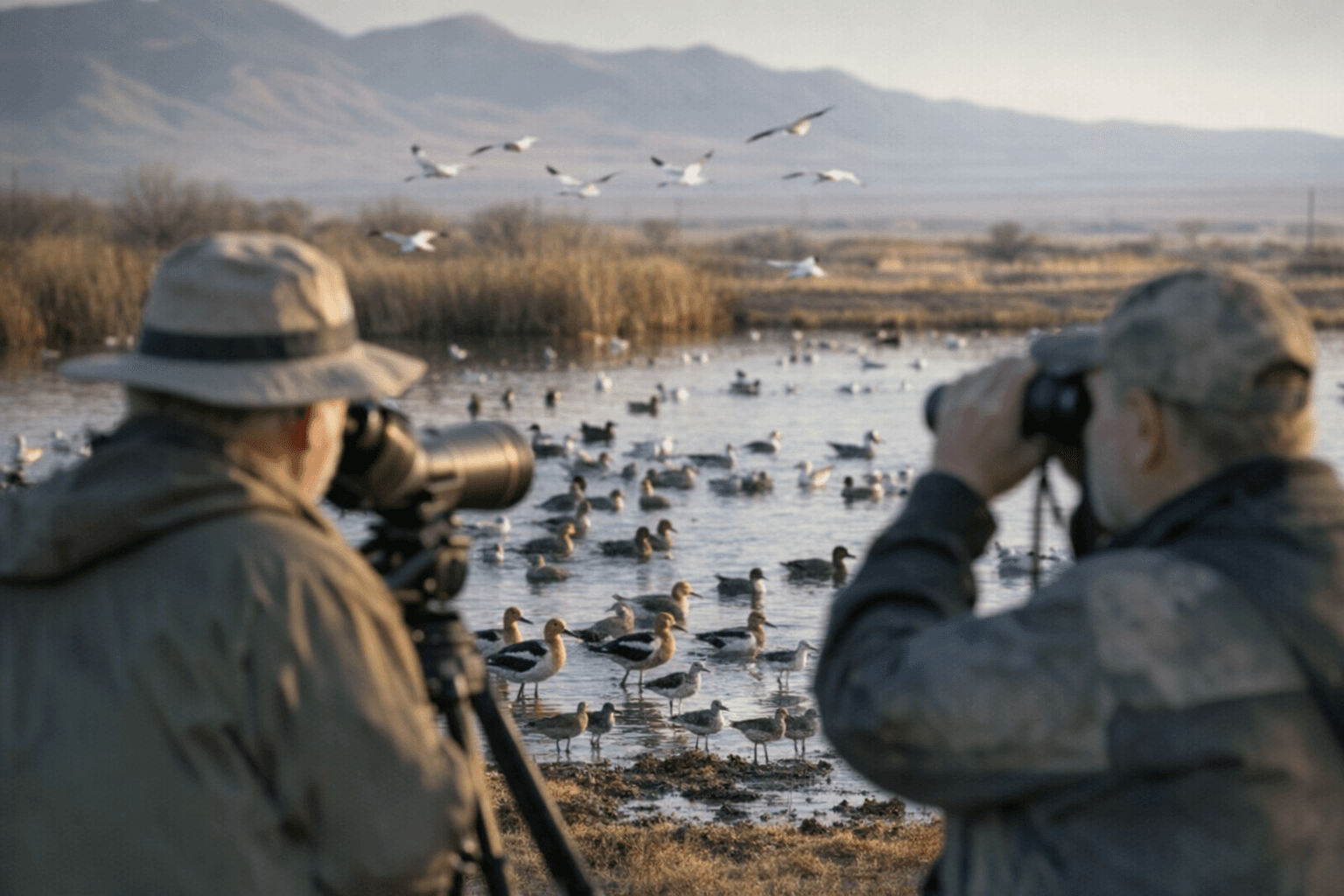 Birders Report 331 Waterbirds, 29 Species at Lordsburg Sewage Ponds