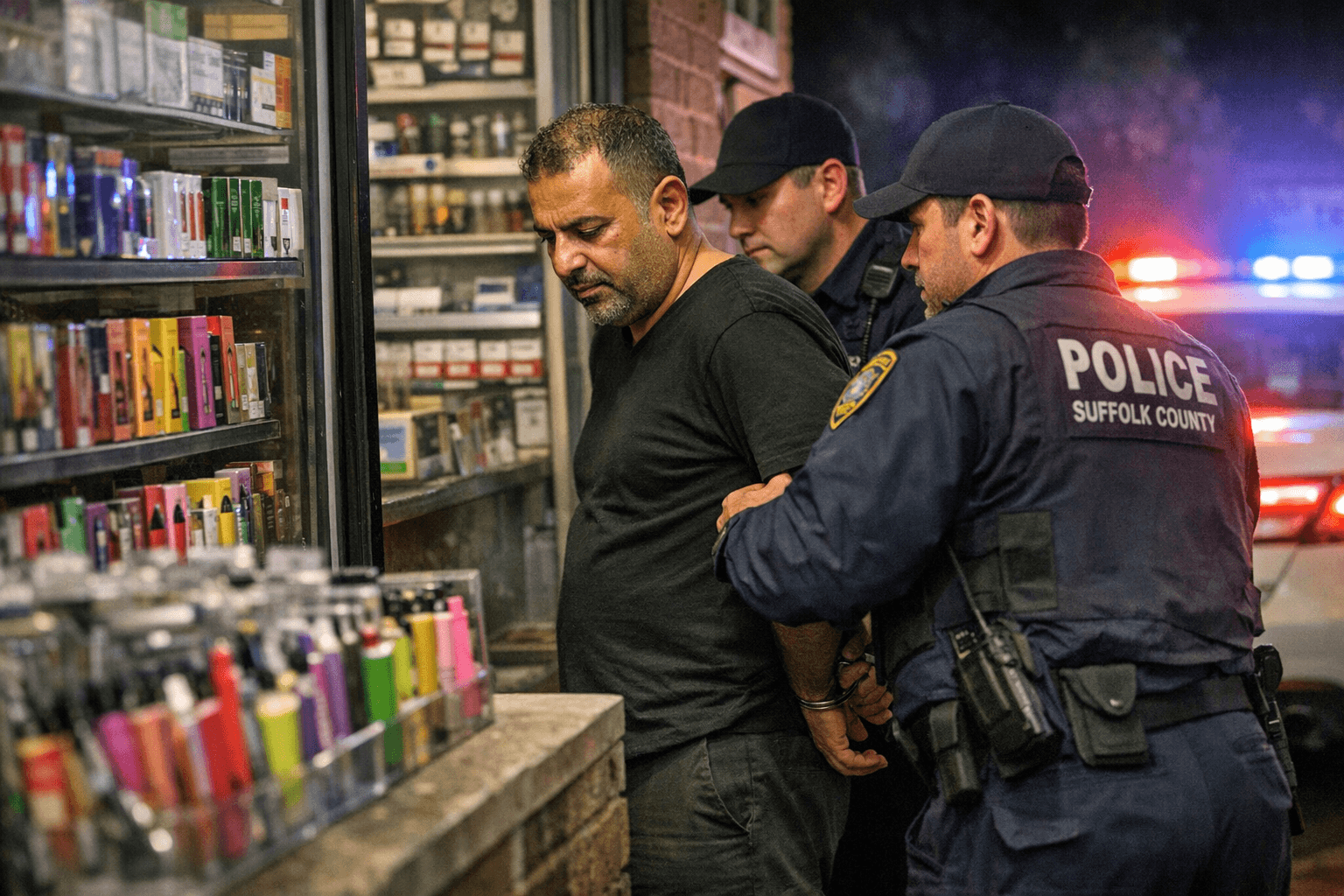 Mastic Beach Employee Arrested After Allegedly Selling Vapes to Minor