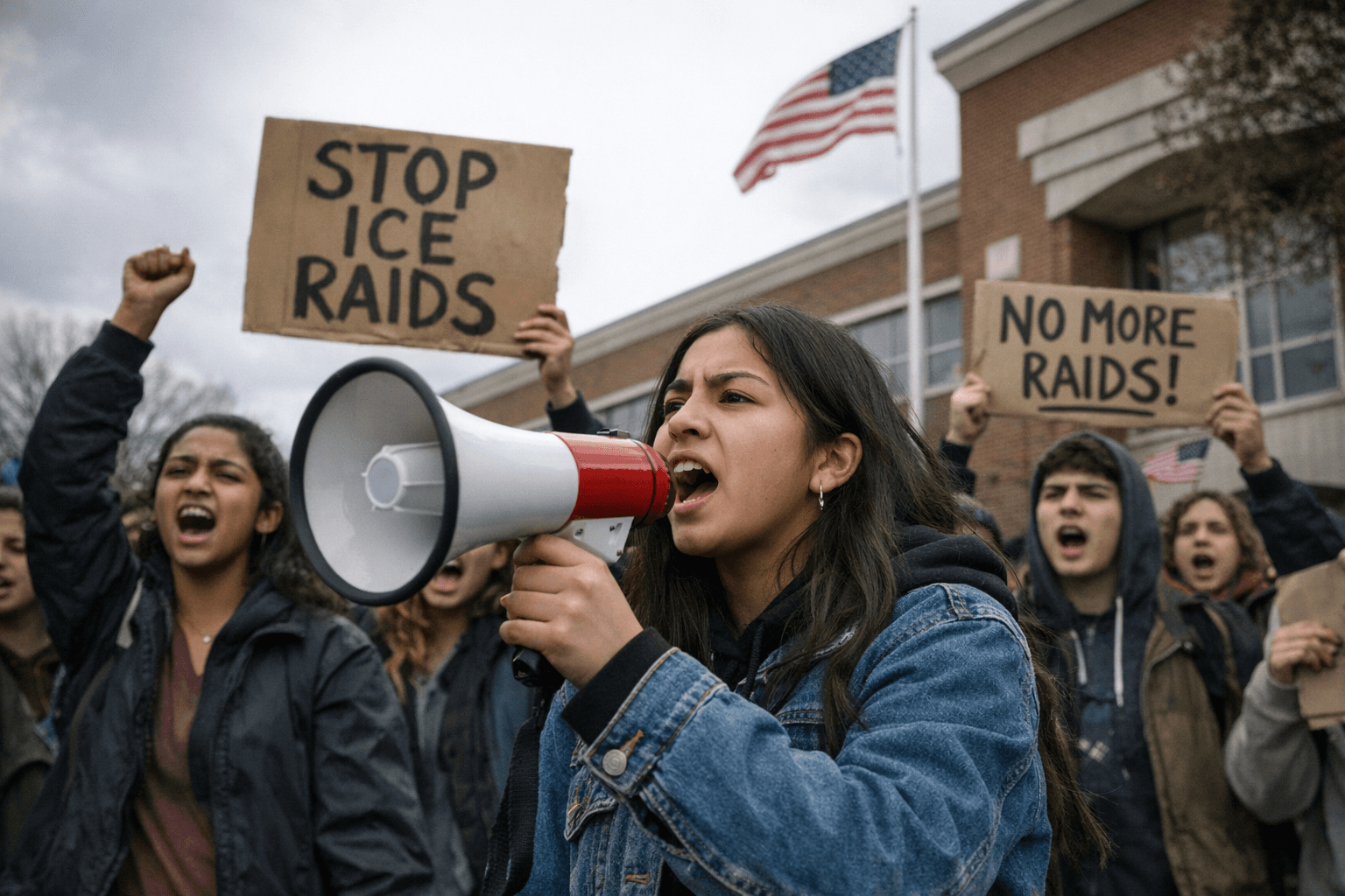 Suffolk Students Stage Walkouts Over ICE Raids; Organizers, Educators Weigh In