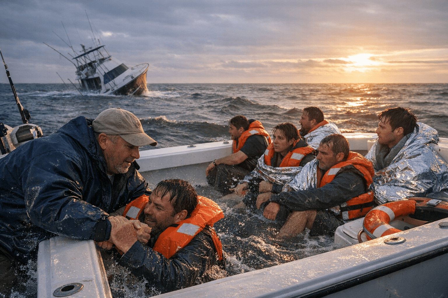 OBX Captain Buddy Callaway Rescues Eight From Sinking Boat During Bluefin Season