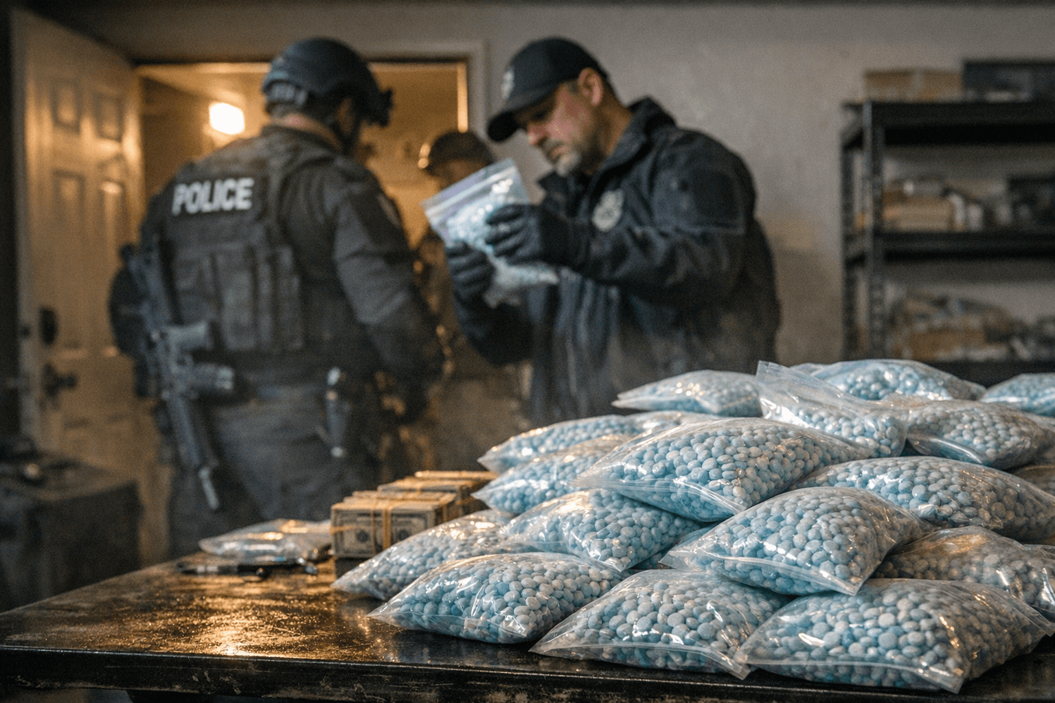 San Juan County Drug Raids Seize Over 100,000 Fentanyl Pills, Arrests Made