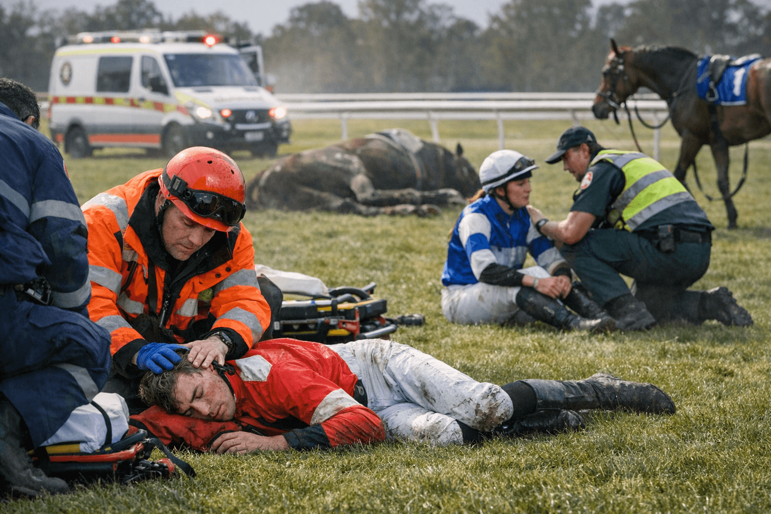 Bullock, Small Fall at Taree; Bullock Concussed, Small Cleared