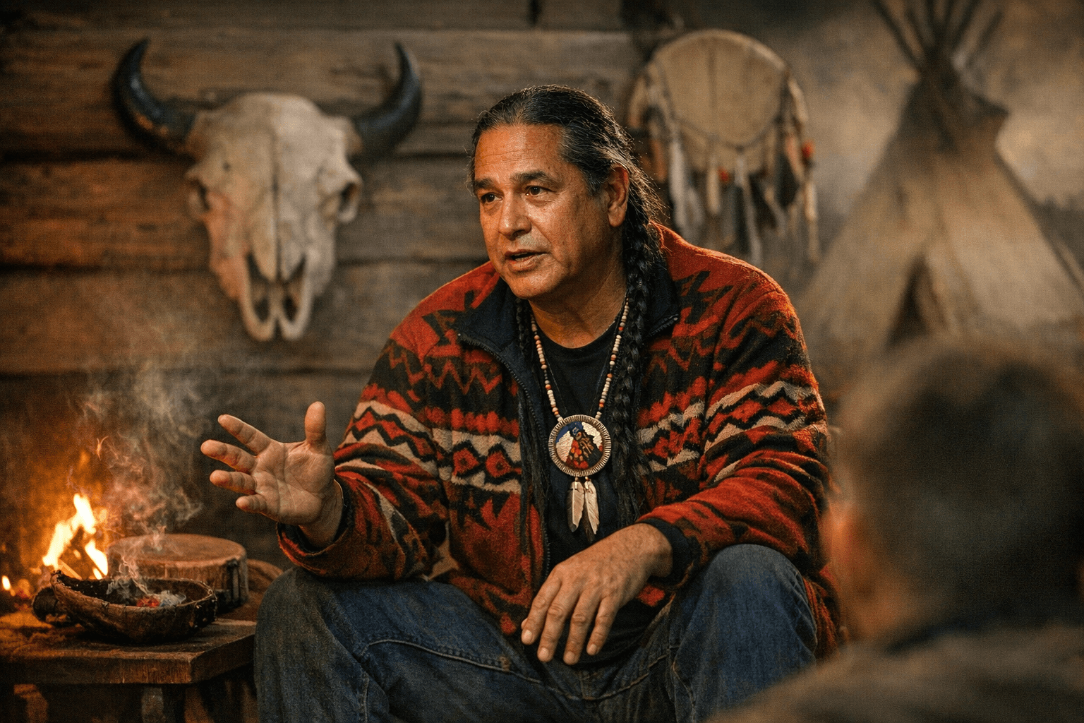 Anishinaabe Storyteller Thomas Cain Jr. Shares Native American History on Bemidji Now