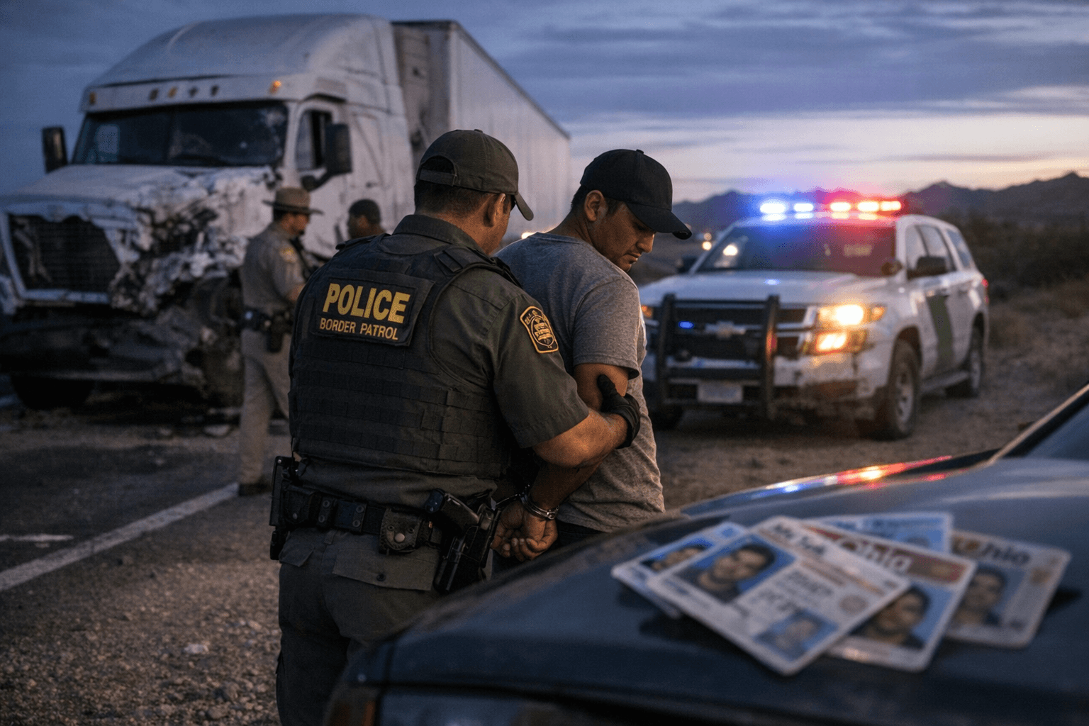 La Paz County Arrests Noncitizen Truckers With Alleged Fraudulent CDLs Near Quartzsite
