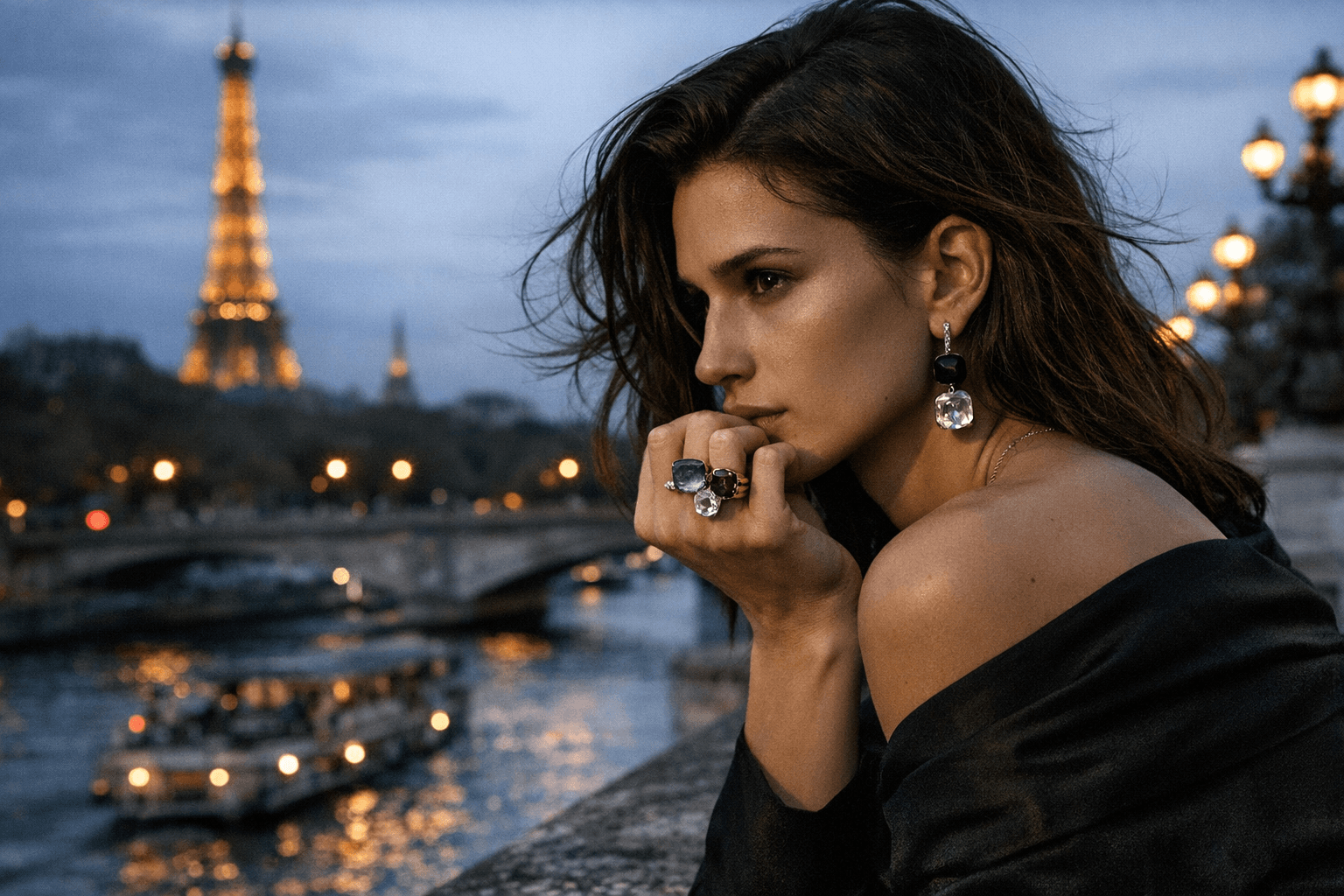 Pomellato Relaunches Nudo Collection for 25th Anniversary with Paris Campaign