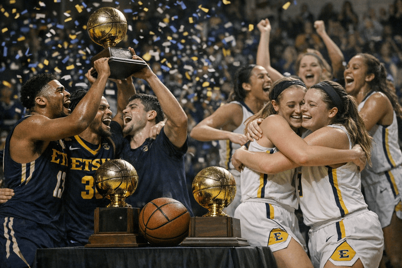 ETSU Men and Women Clinch First-Ever Shared SoCon Regular-Season Titles