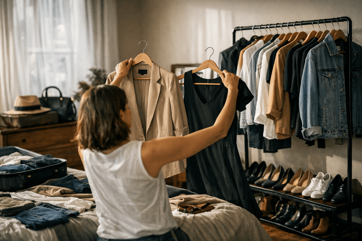 Create 100+ Outfits from a 30-Piece Capsule Wardrobe for Working Women