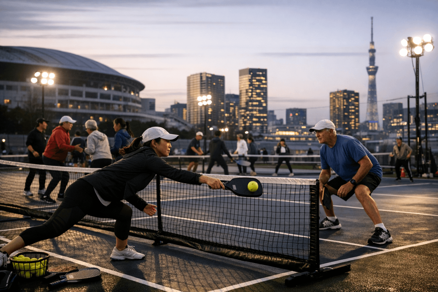 livedoor URBAN SPORTS PARK Hosts Public Pickleball Experience in Ariake March 7-8