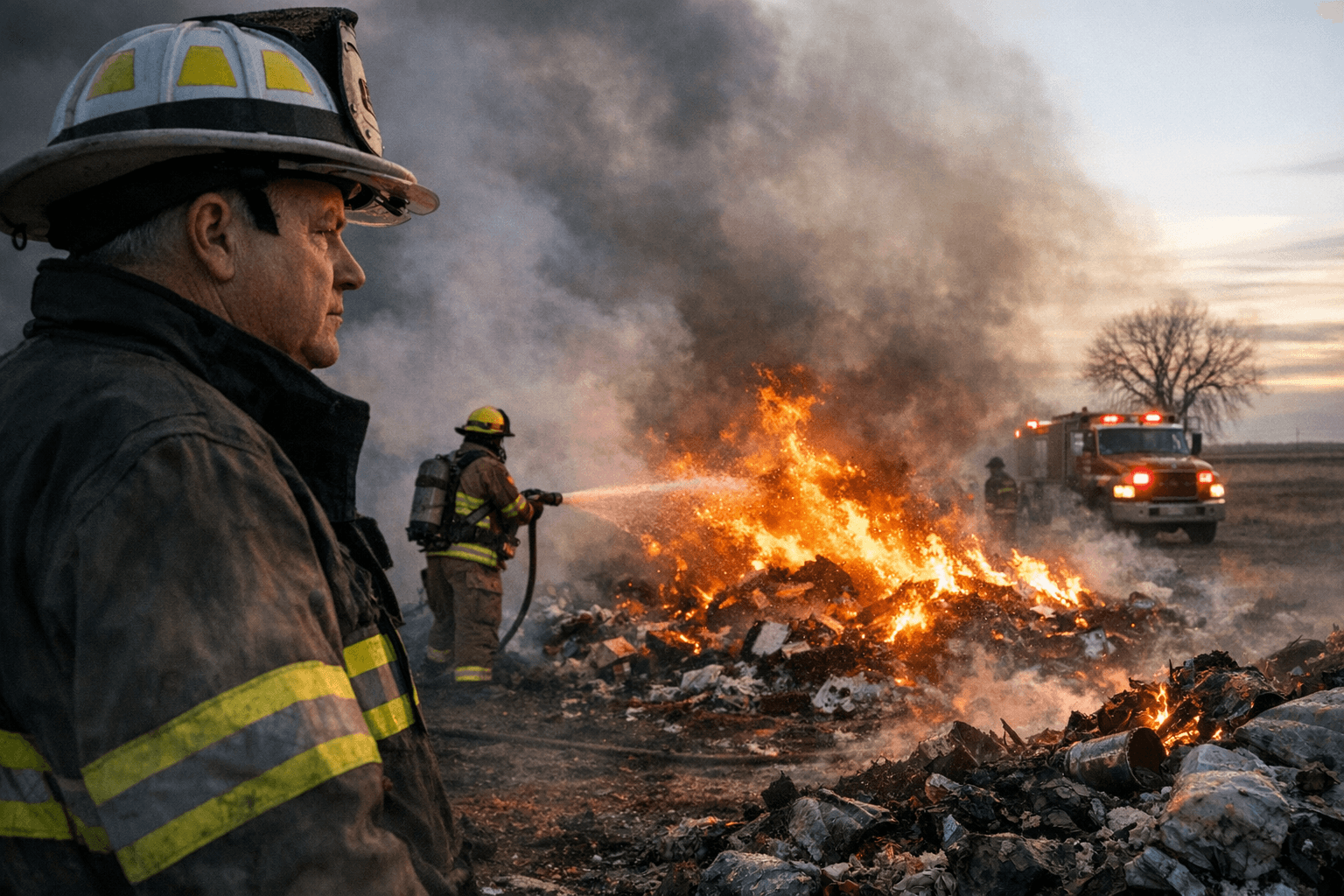 Newell fire chief warns Buena Vista residents after two trash burns spread